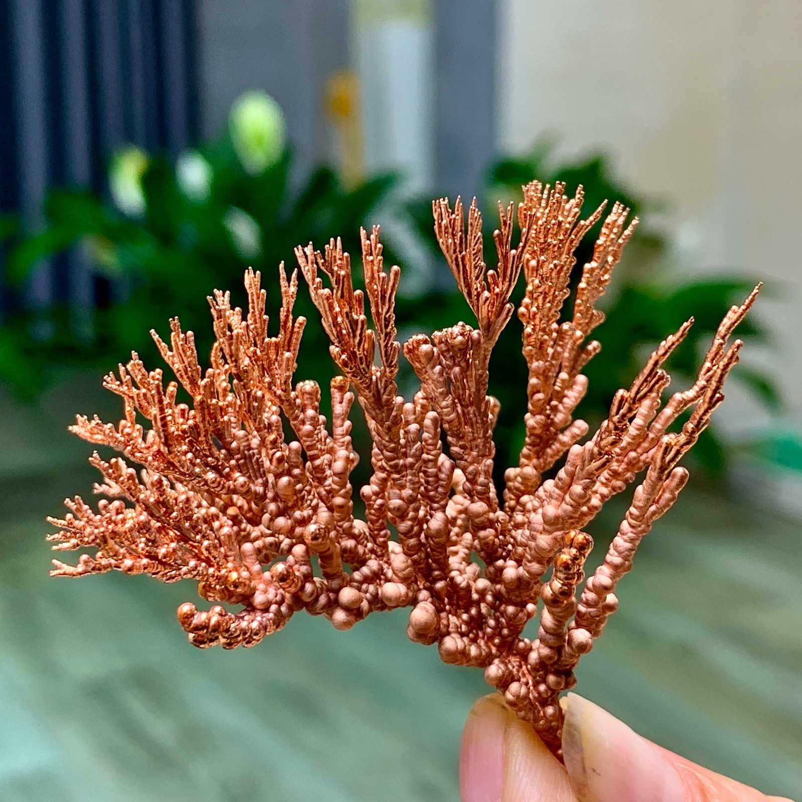 28G Rare!! iridescent Native Copper crystal mineral specimen