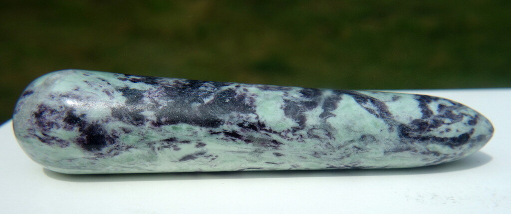 Kammererite Massage Wand Green and Purple Stone India