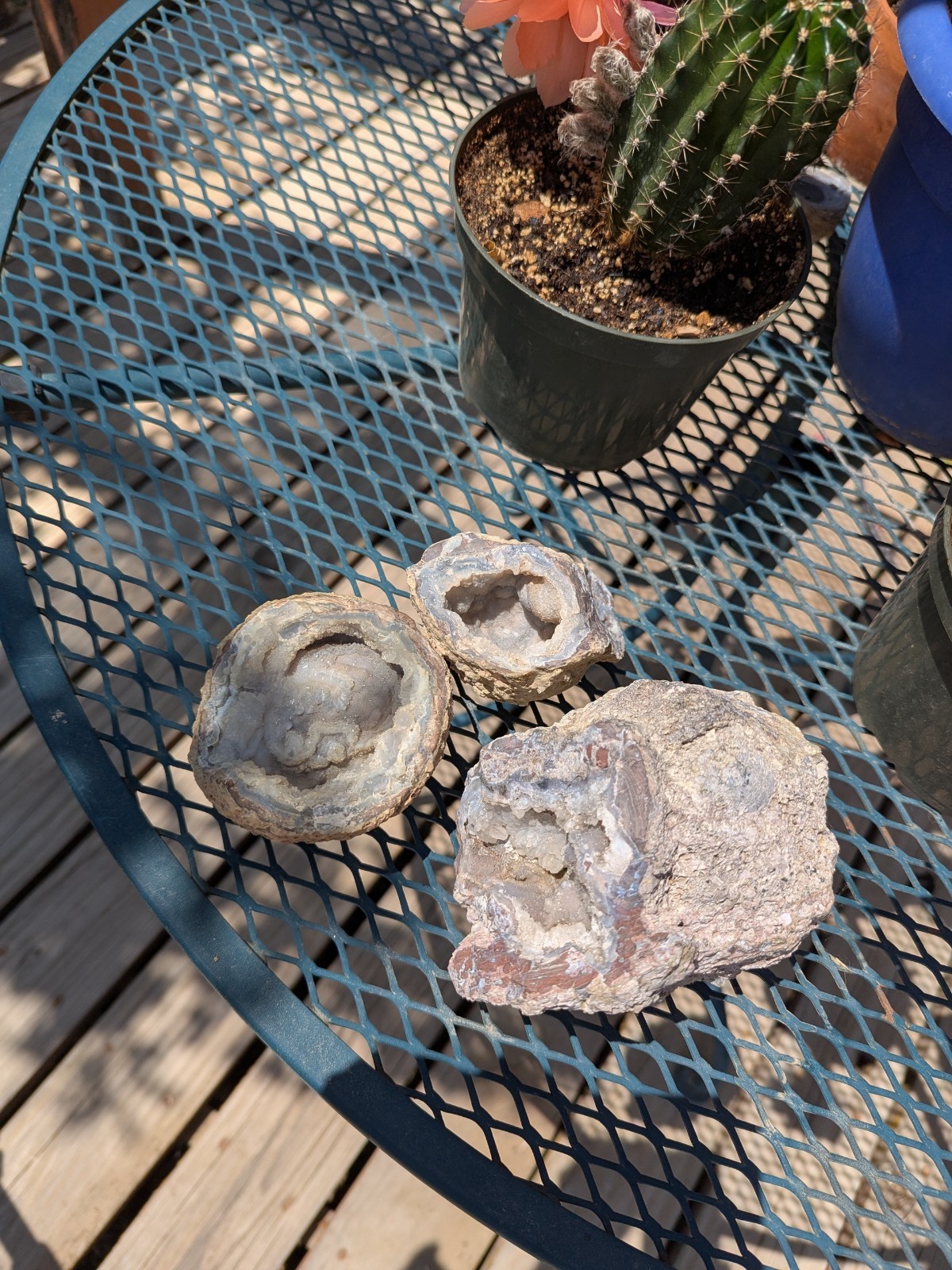 Dugway Double Geodes * Rough * 3 Pieces * 4 lbs. 10 oz.