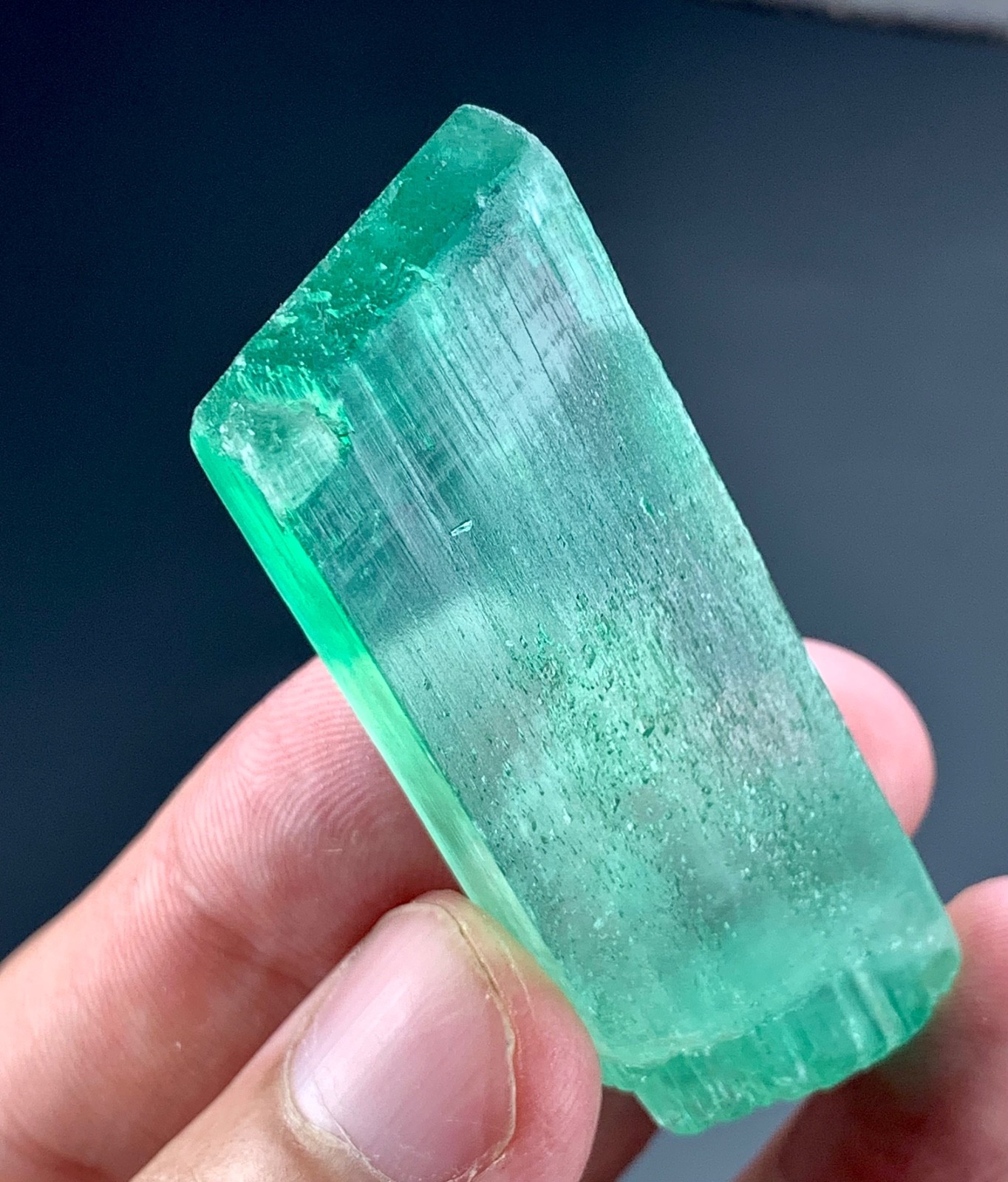 102 Carat Green kunzite Crystal specimen From Afghanistan