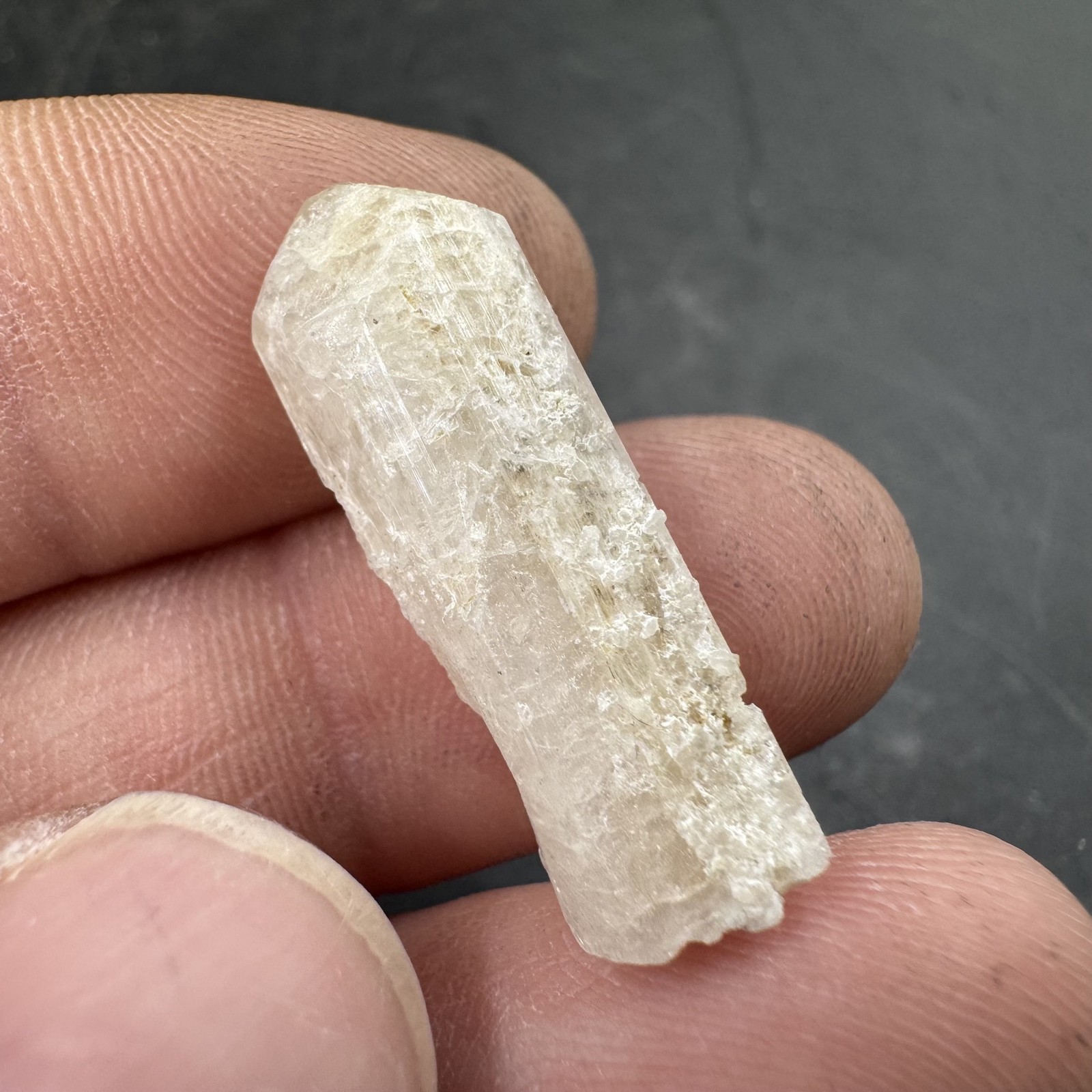Danburite heart chakra crystal – spiritual healing mineral stone certificated