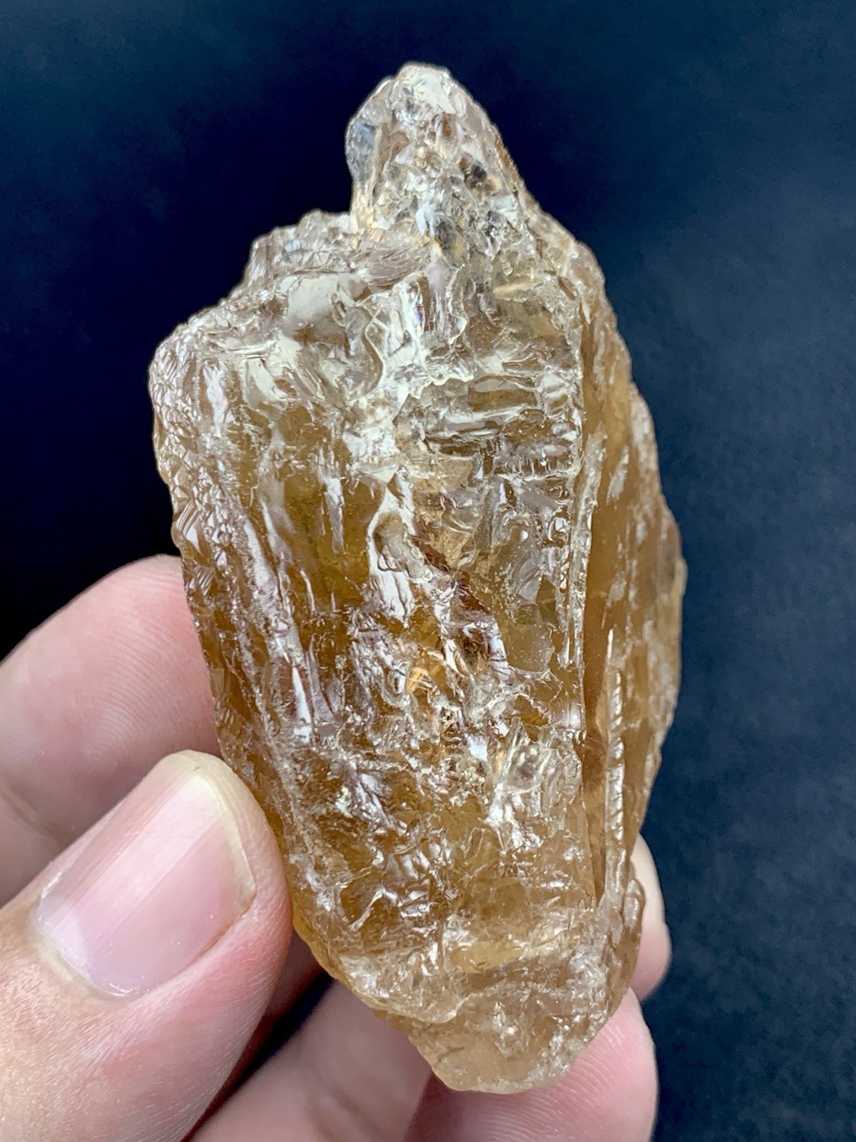 Heated Topaz Crystal From Pakistan 83 Grams