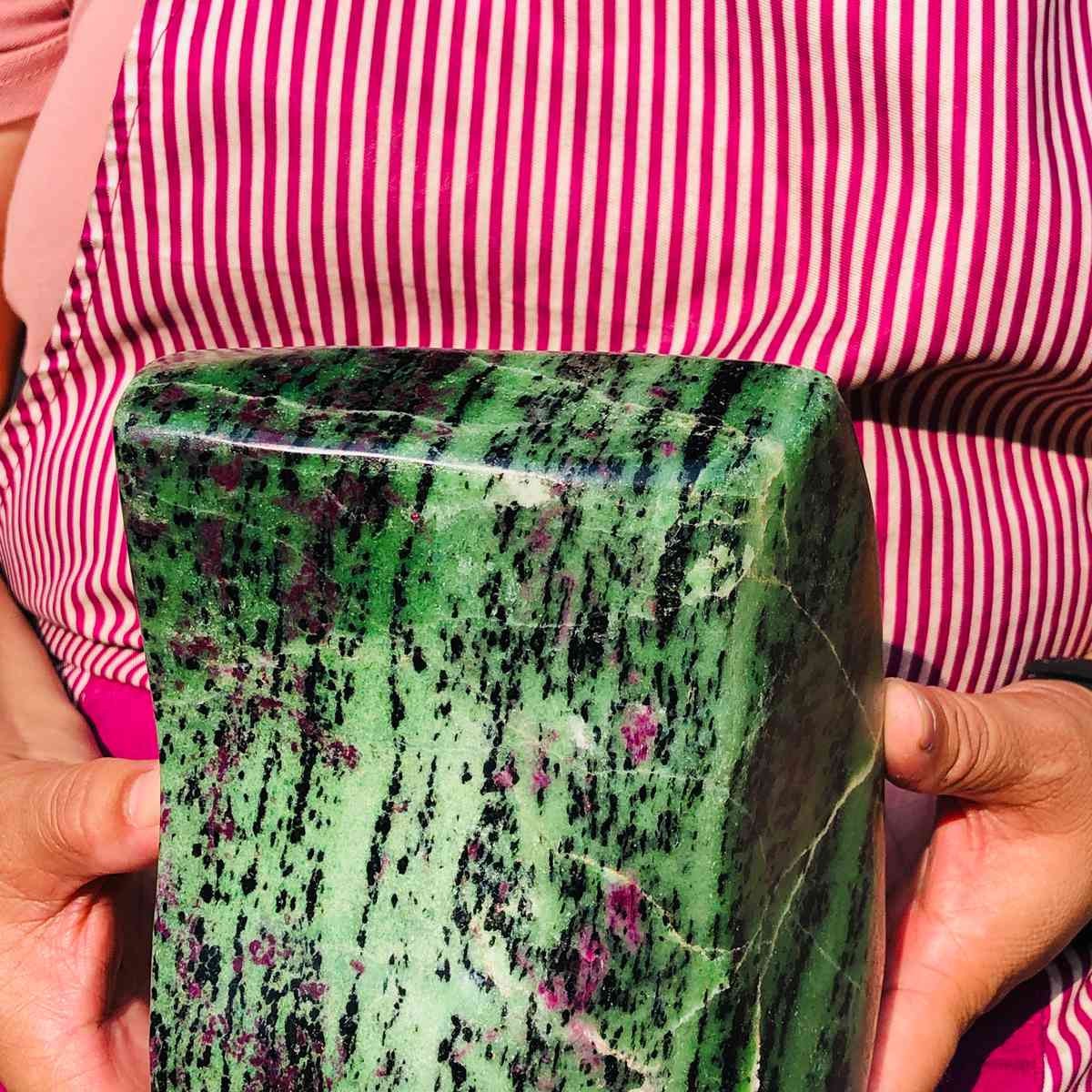 10.69LB Natural zoisite specimen ore quartz crystal mineral healing decor