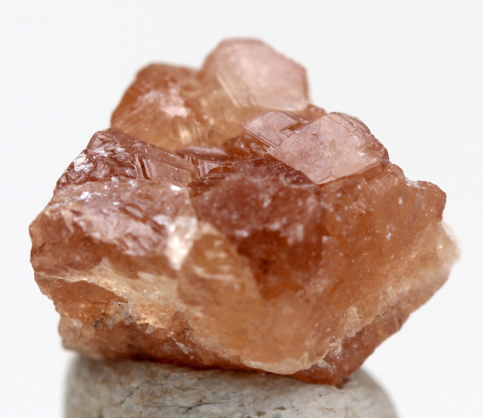GARNET HESSONITE Crystal Mineral Specimen Cluster JEFFREY MINE QUEBEC CANADA
