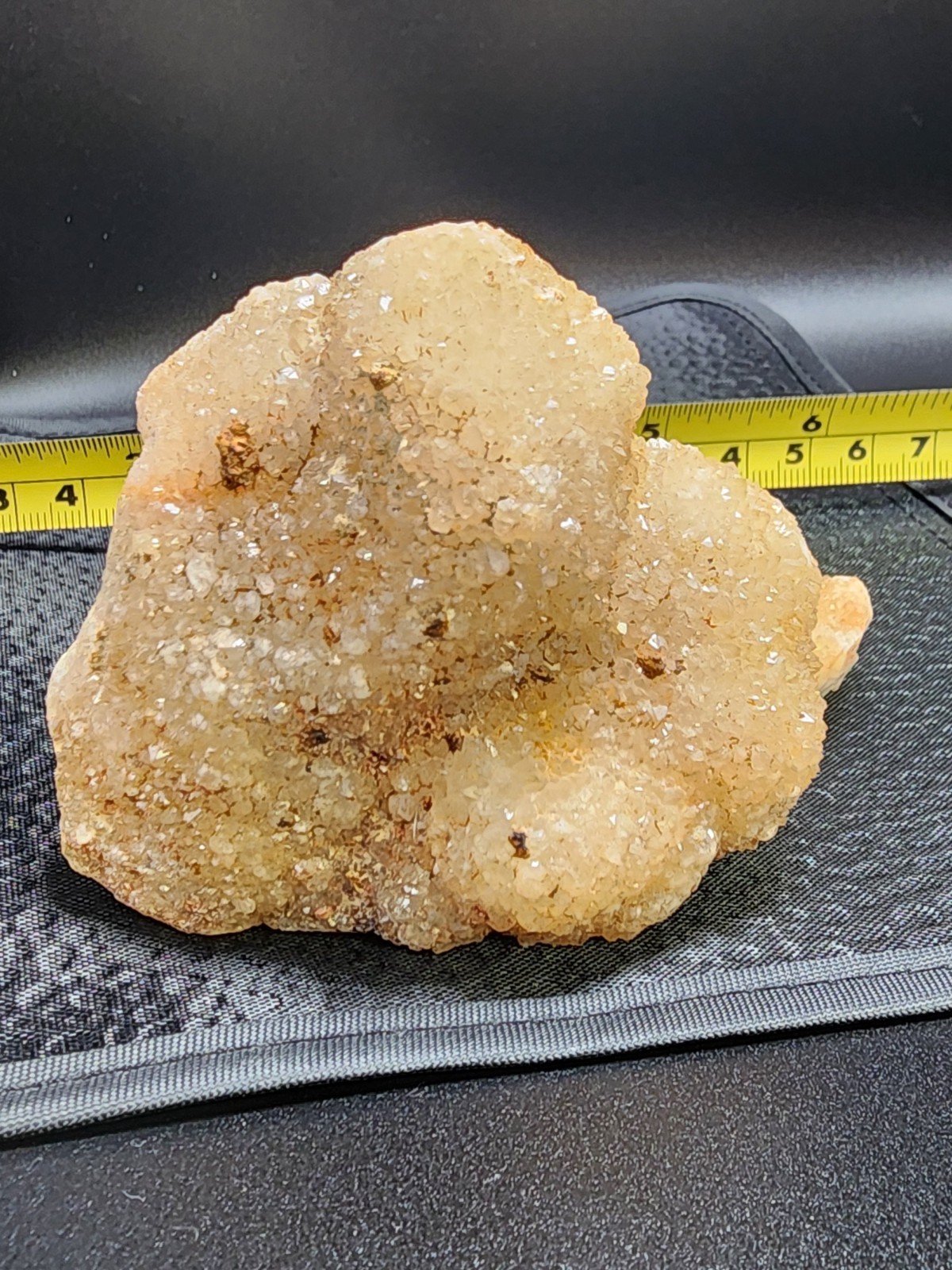 Natural Off White Sparkling Druzy Quartz From Missouri USA