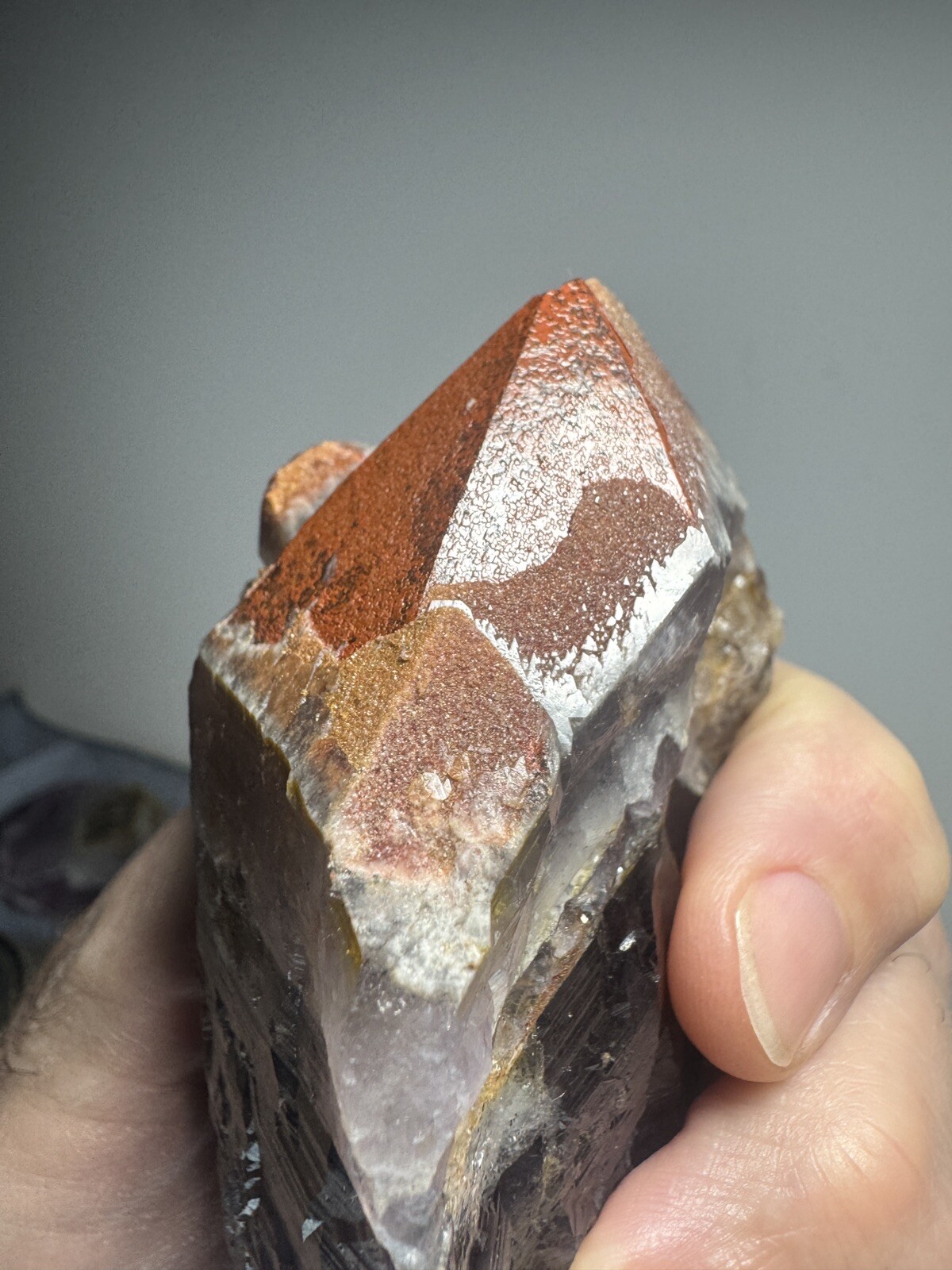 Boreal Chevron Amethyst Auralite23 Red Cap Root Wand Thunder Bay Canada