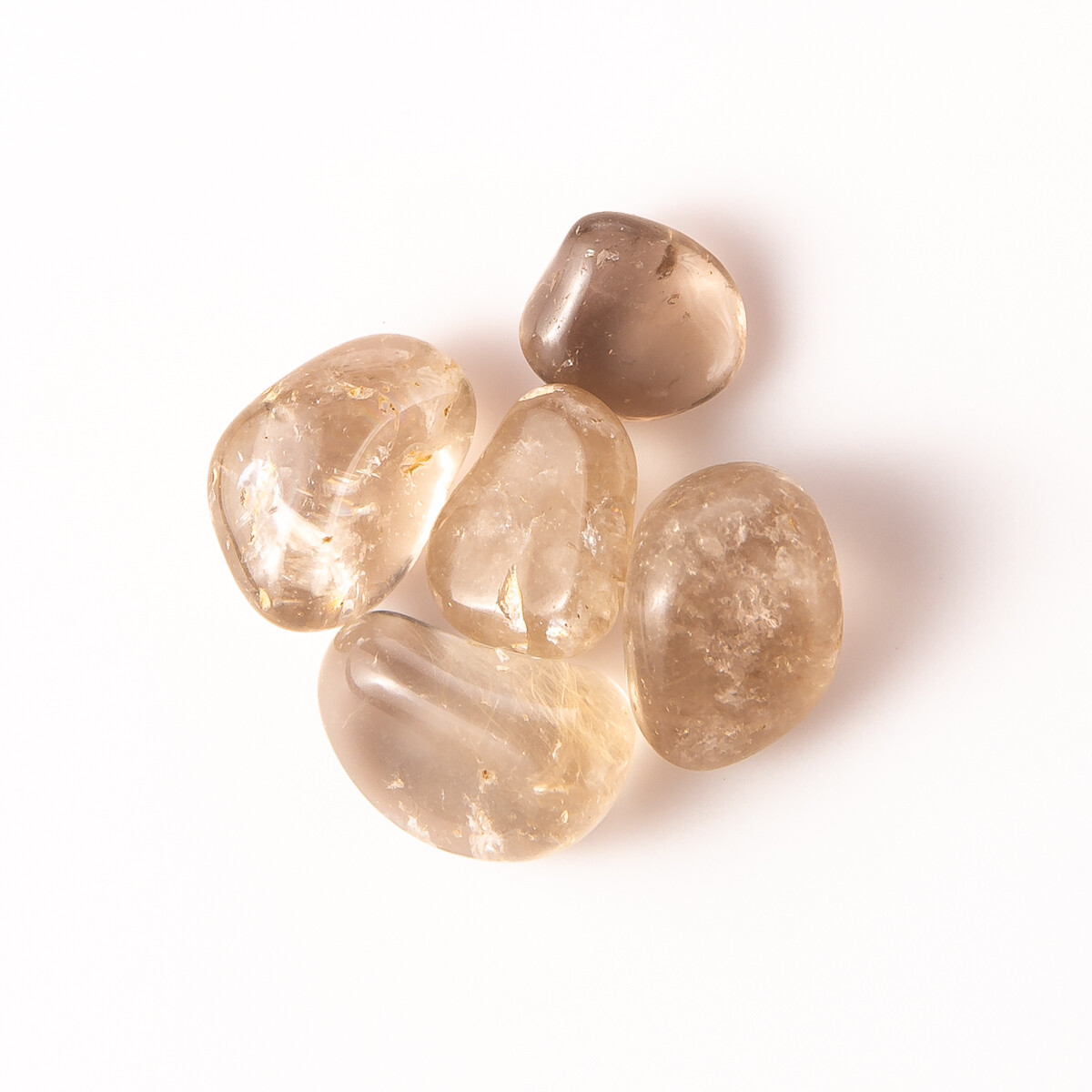 25g Tumbled Smoky Quartz Gemstone Crystals 3-7 Stones Gem Rock Specimens Smokey