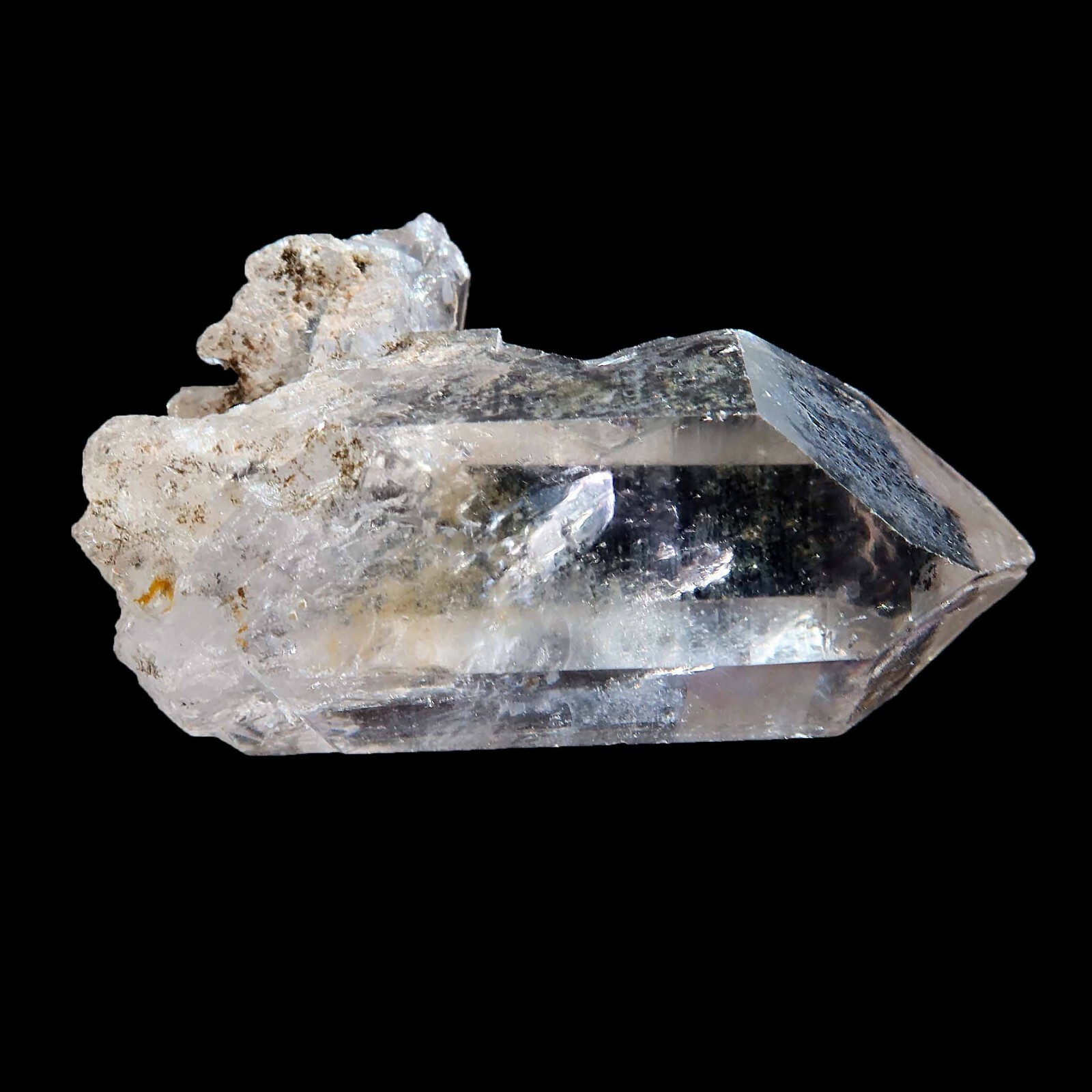 Windowed Clear Amethyst Brandberg Quartz Crystal Namibia BR1031