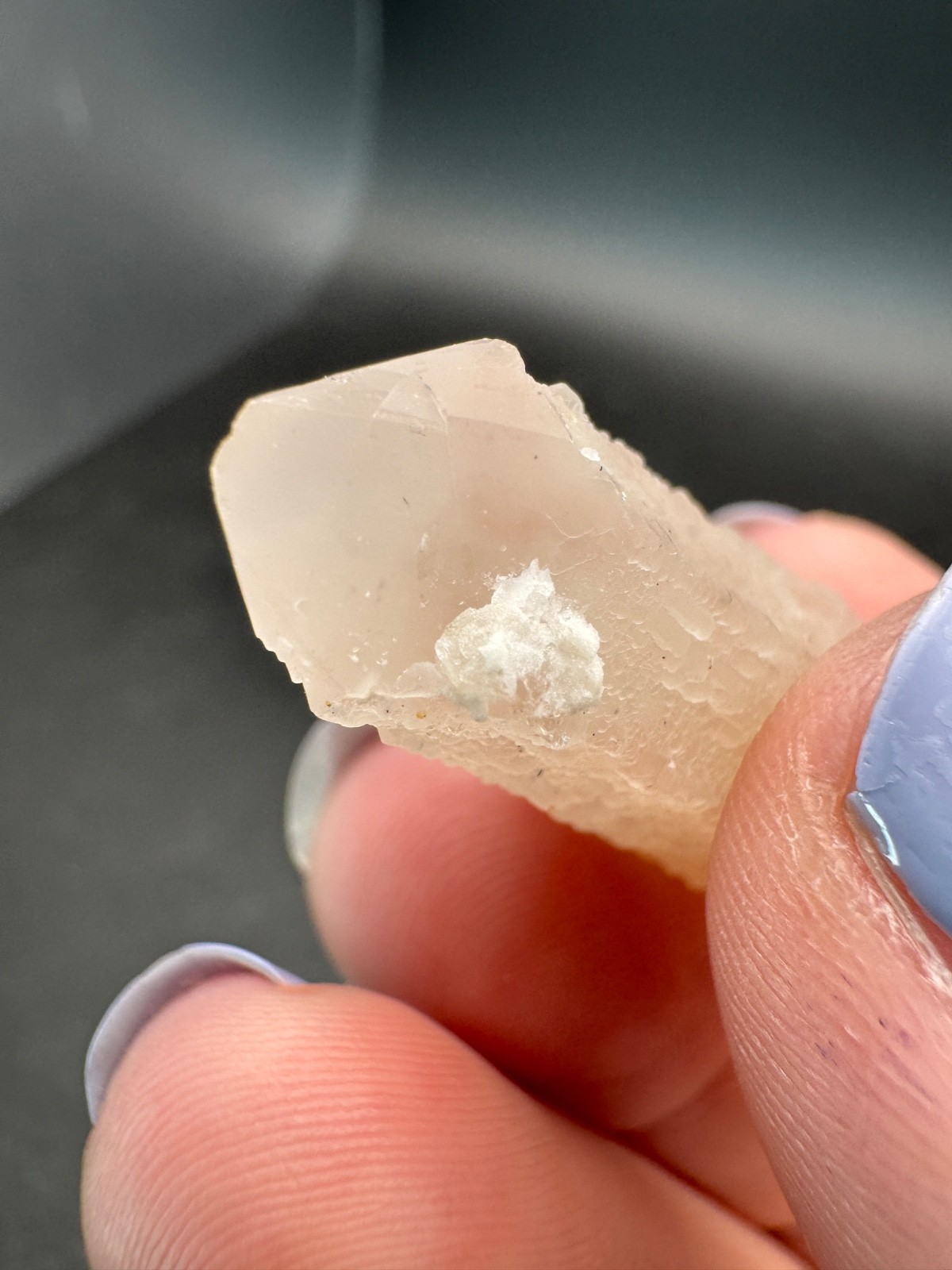 6594 Rare Double Terminated Pink Candle Quartz Inner Mongolia 10g