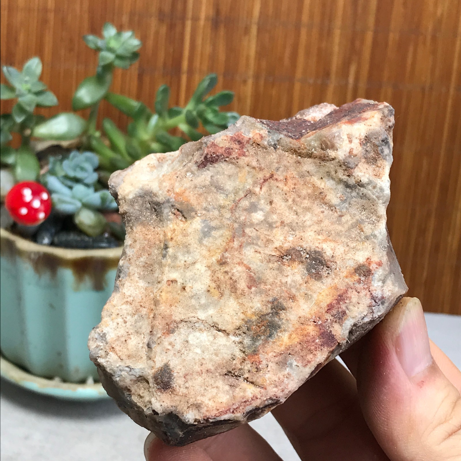 Natural crazy Mexican agate Crystal gemstone rough original Specimen 199g A6964