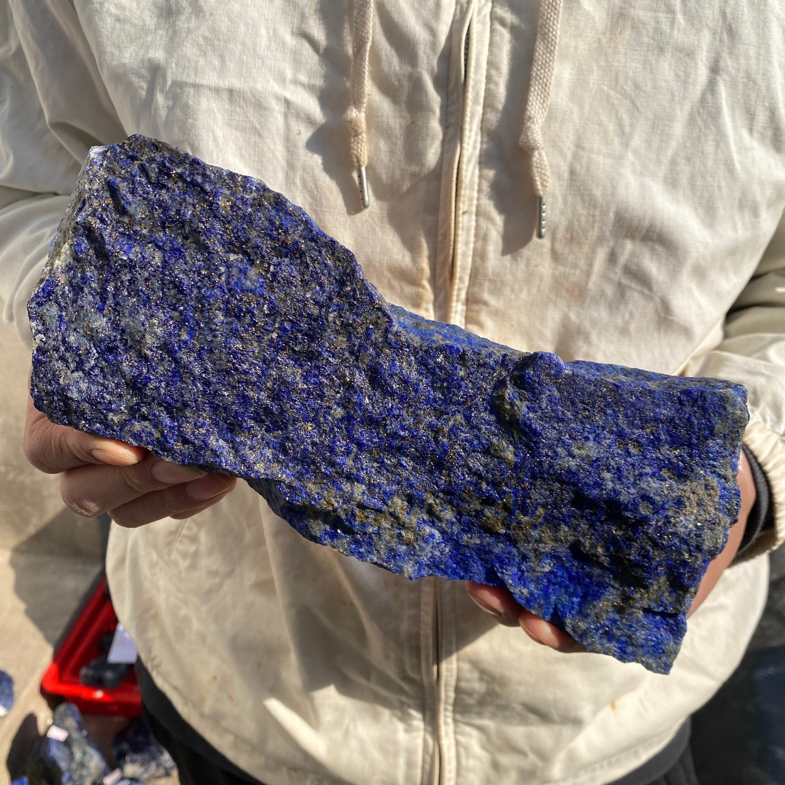 3lb Natural Lapis Lazuli quartz crystal Rough Gemstone Mineral Healing