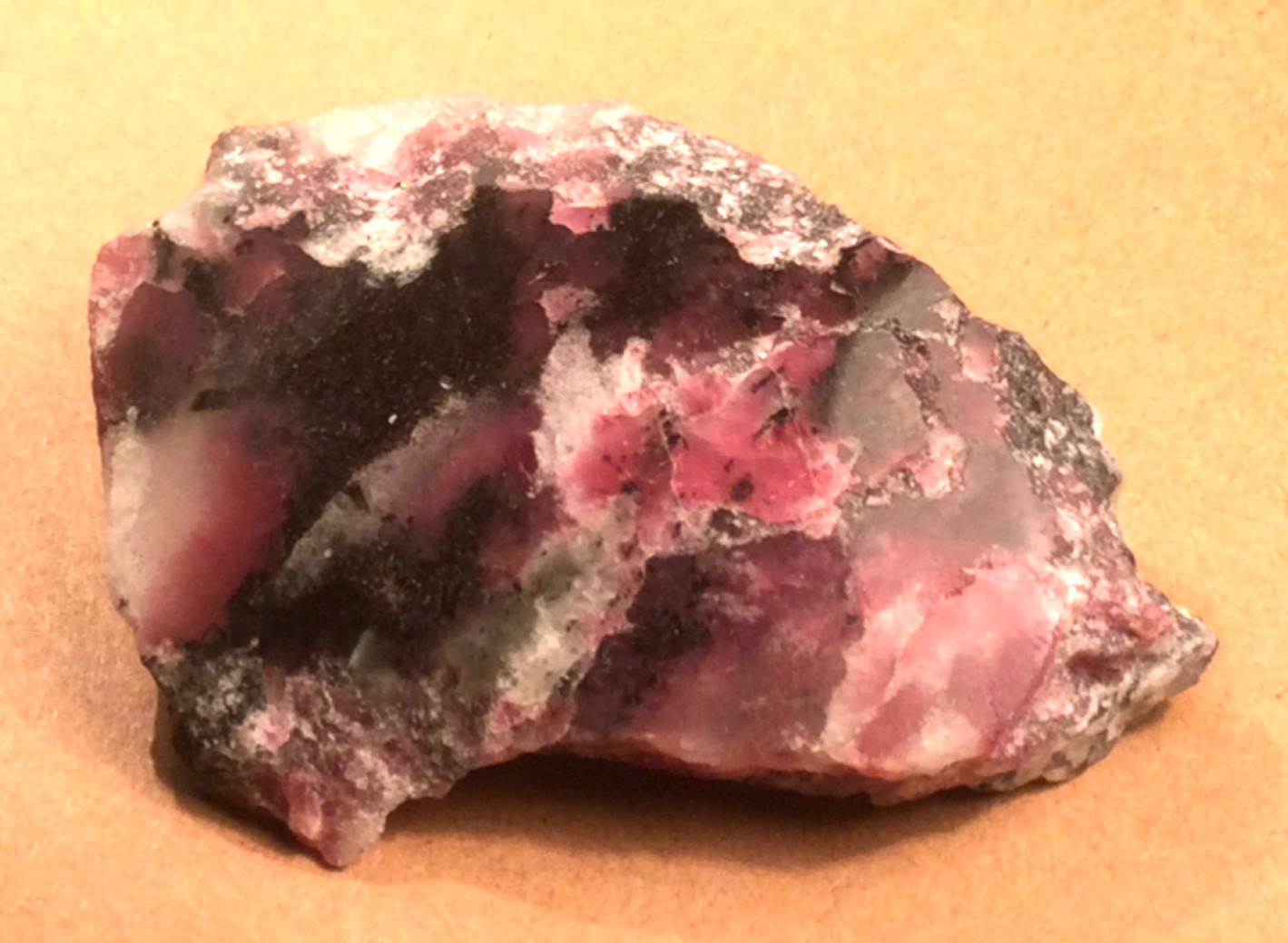 Rare Eudialyte Polished Slab Specimen.53x39x7mm.20grams.Sweden