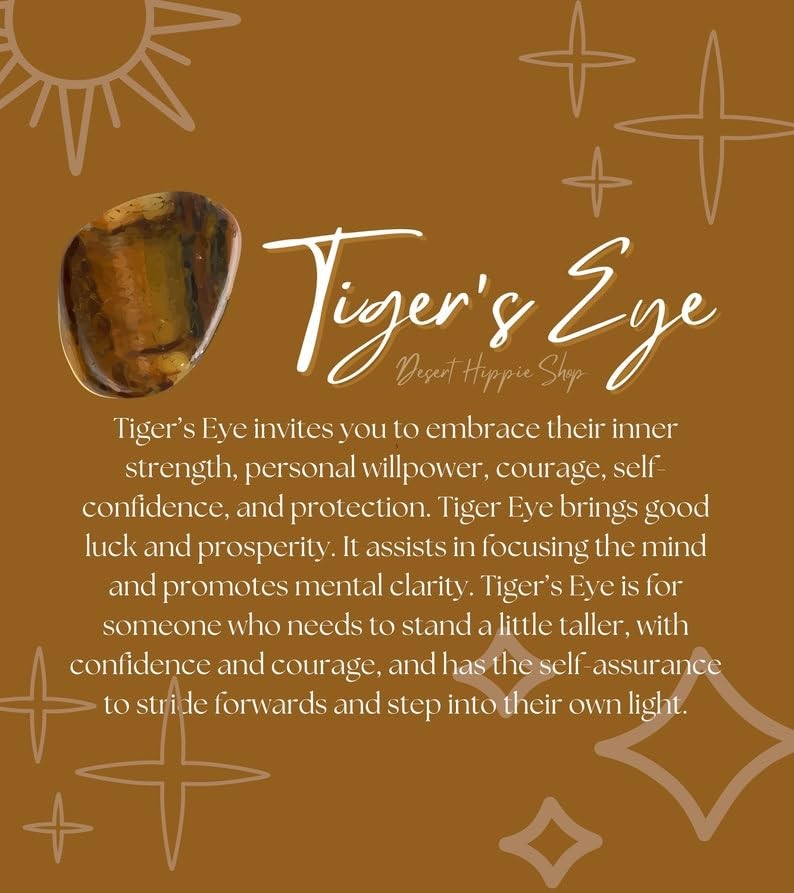 Large 1.25-2.0″ Natural Raw Tiger Eye Crystals Stones for Meditation & Chakra