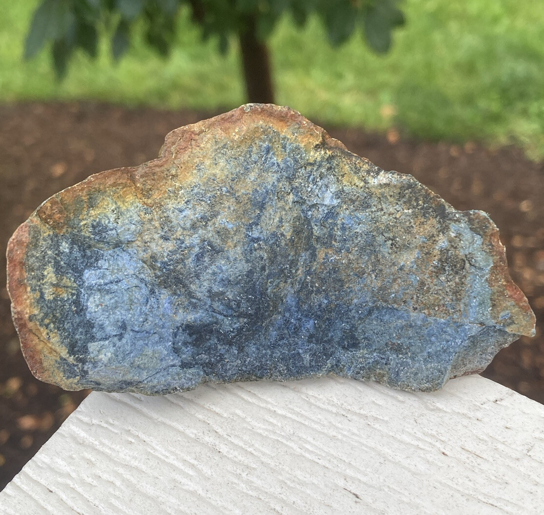 159g BLUE DUMORTIERITE Natural Raw Gem Healing Crystal MAZOWE MOZAMBIQUE 3.38”
