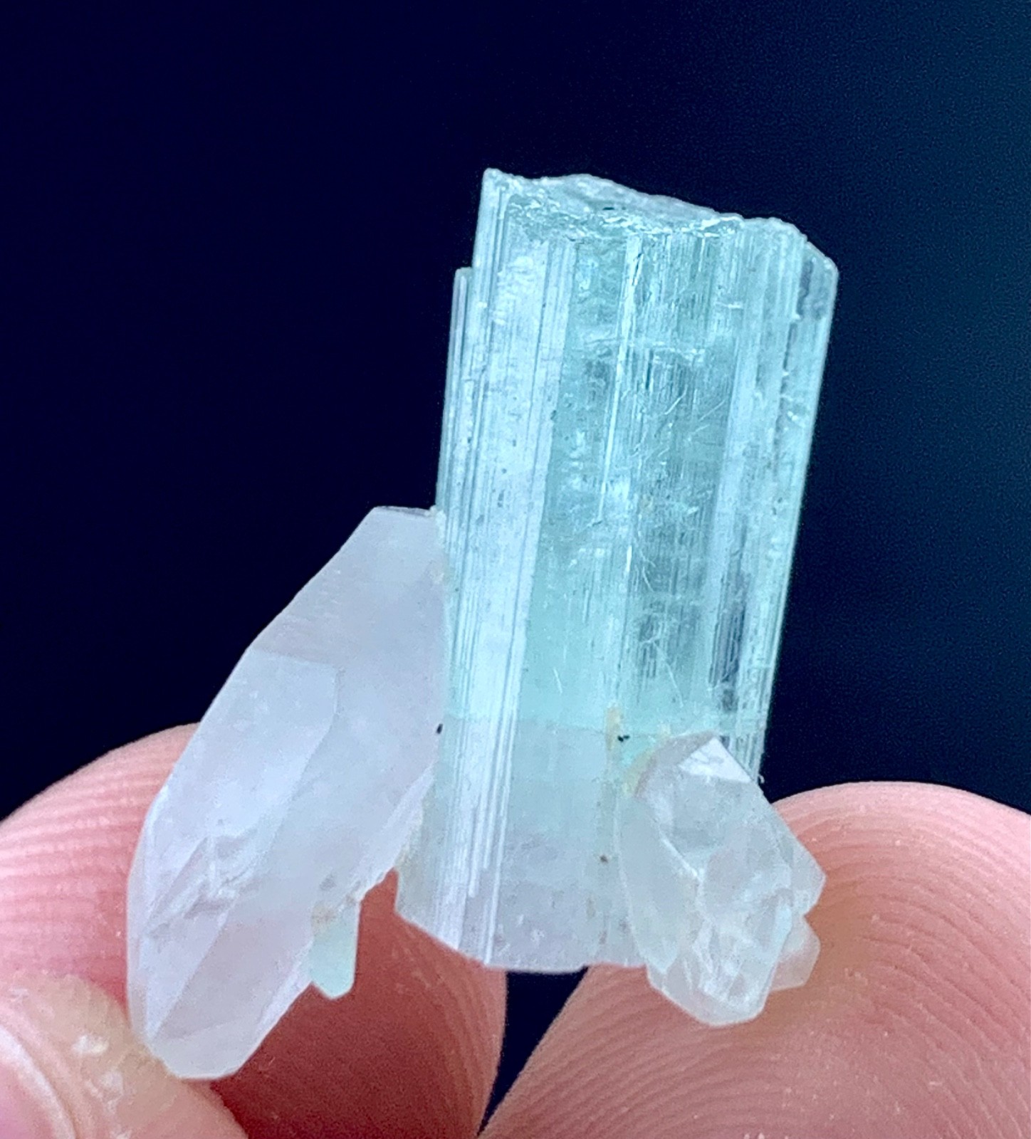 Tourmaline Crystal With Quartz From Afghanistan 18 Carat