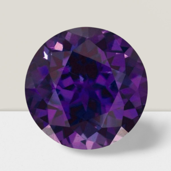 Alexandrite Round Cut Gemstone 0.60 Cts – 6 mm Lustrous Loose Gem