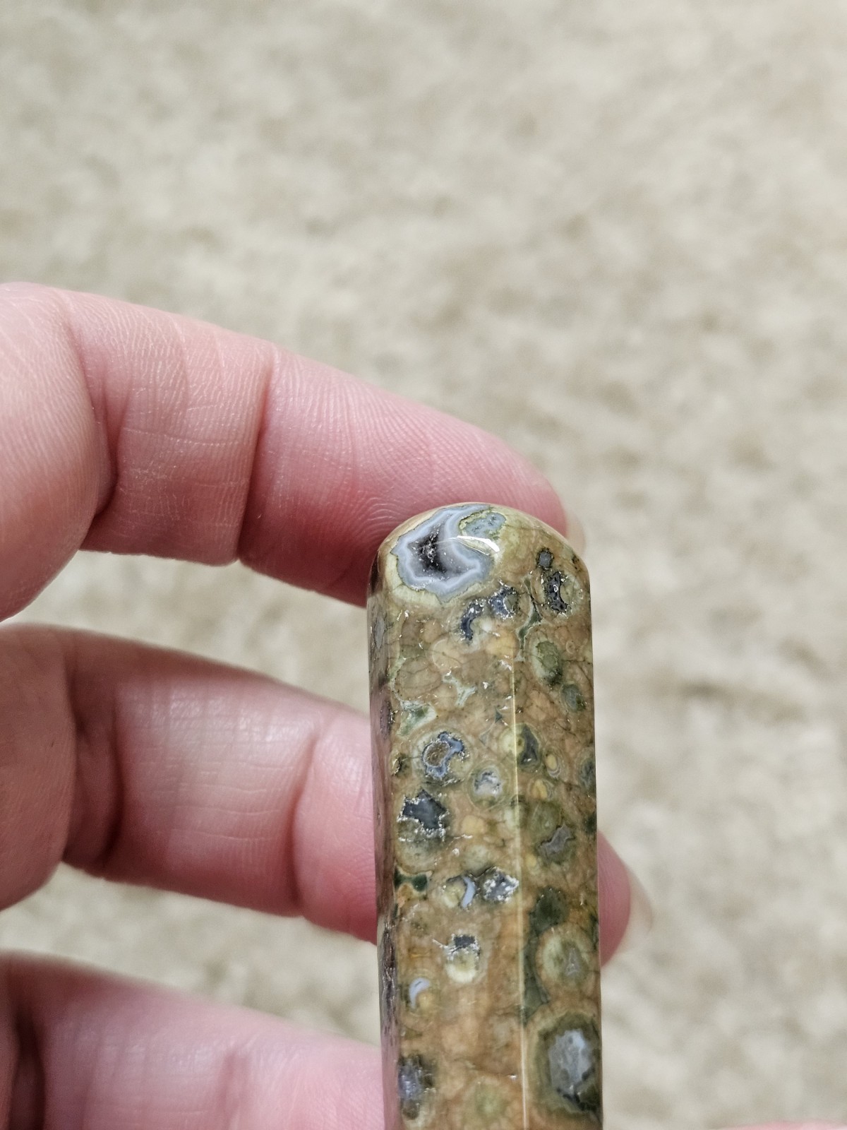 Small Jasper Massage Wand, Crystals & Stones, Mineral Specimen, Metaphysical