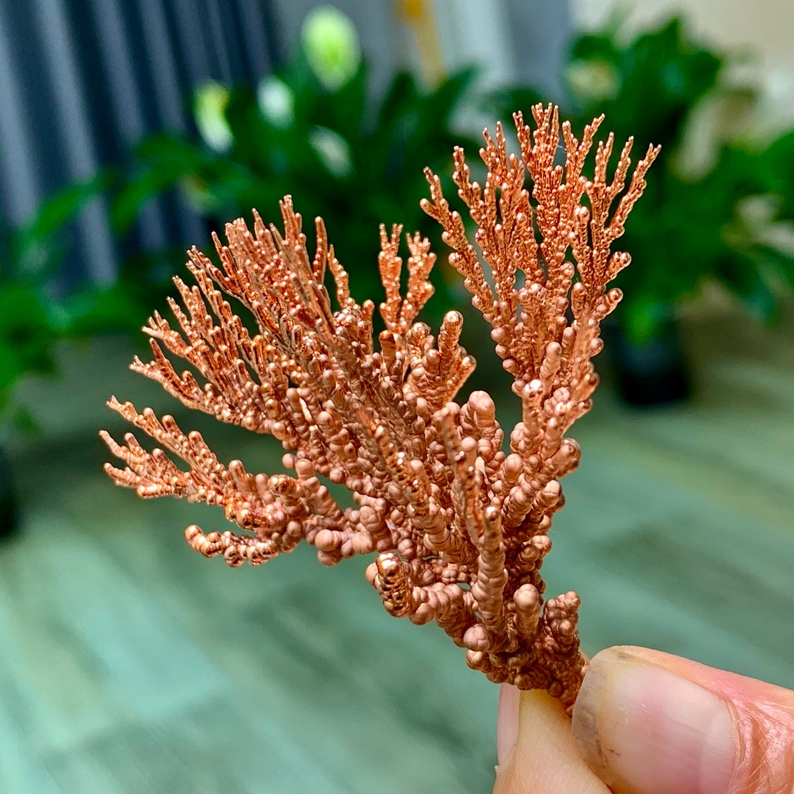 28G Rare!! iridescent Native Copper crystal mineral specimen