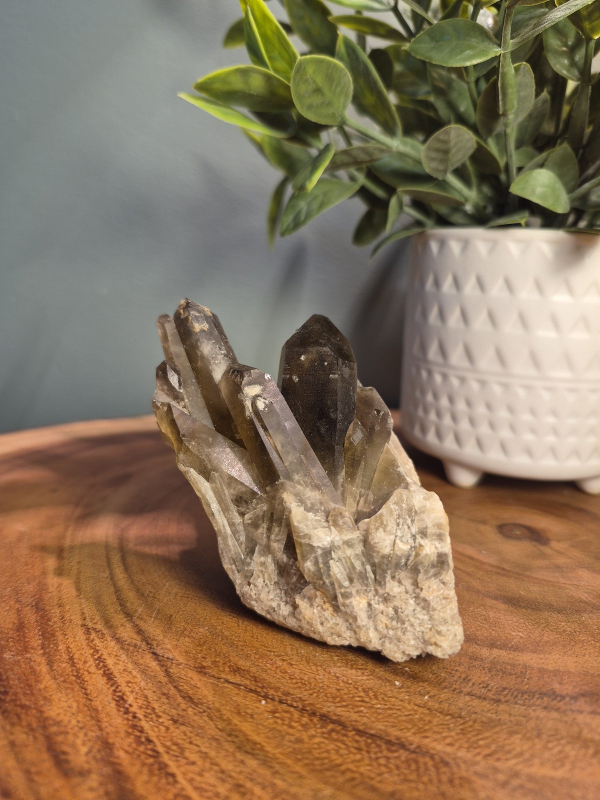 Raw Smokey Quartz Cluster