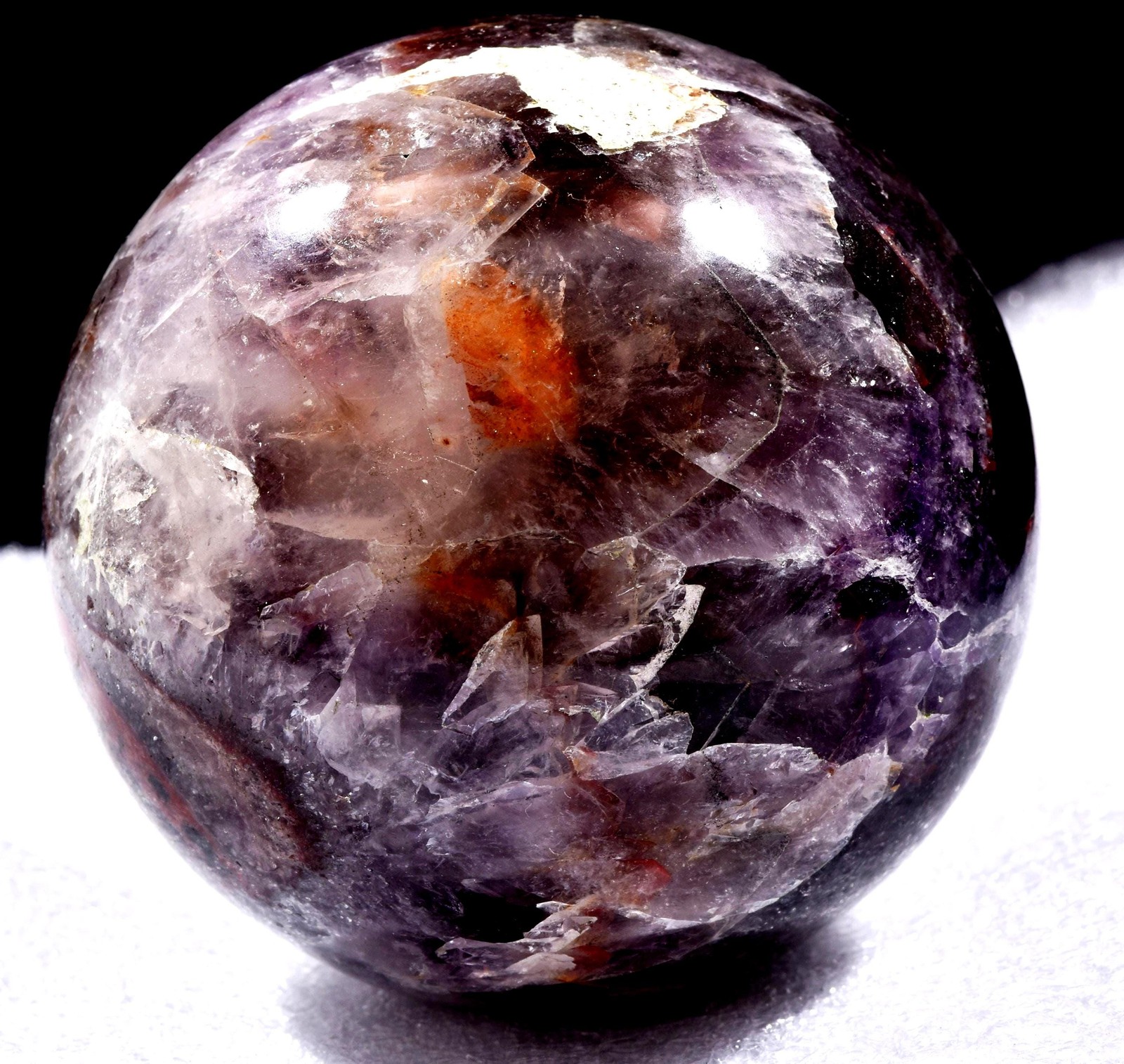 Super seven melody stone chevron sphere psychic spiritual elevation#1013