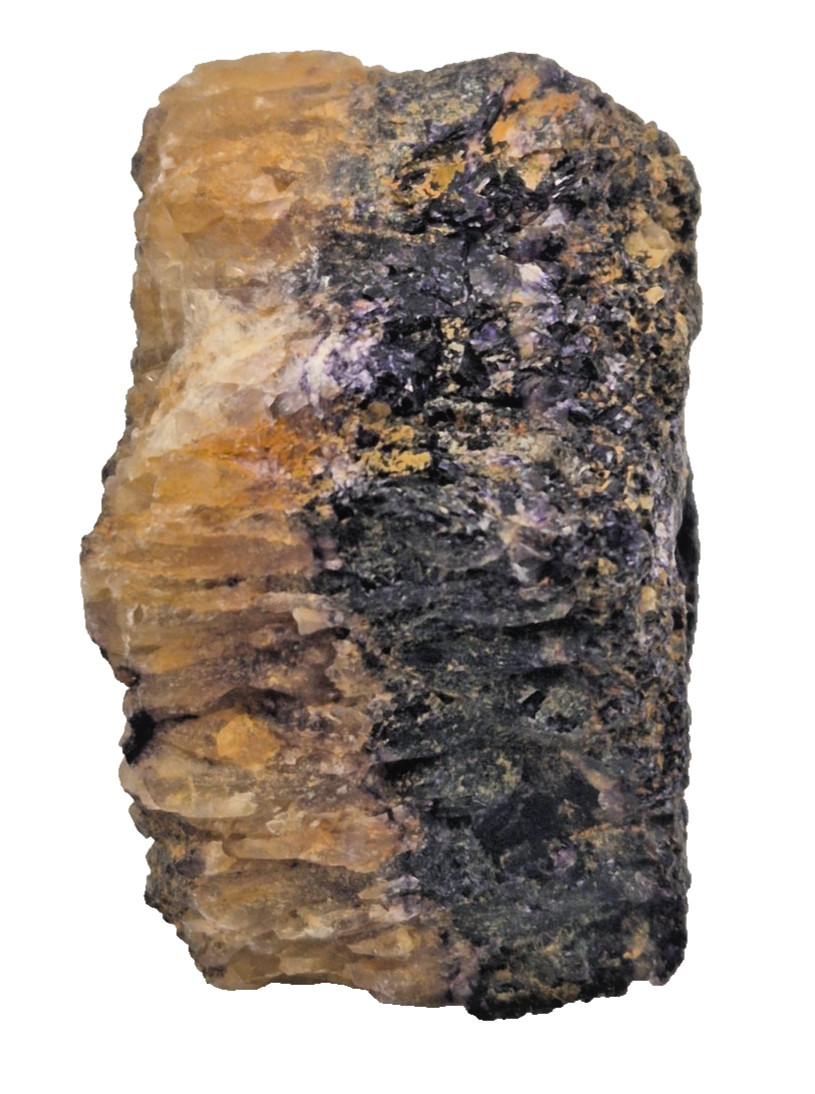 Beautiful Blue John Fluorite Specimen 112 grams 4.5 cm unpolished 107