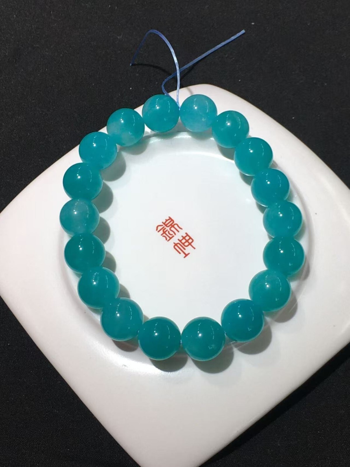 10mm Natural Amazonite Bead Bracelet Reiki Crystal Quartz Healing Decorate 1pc