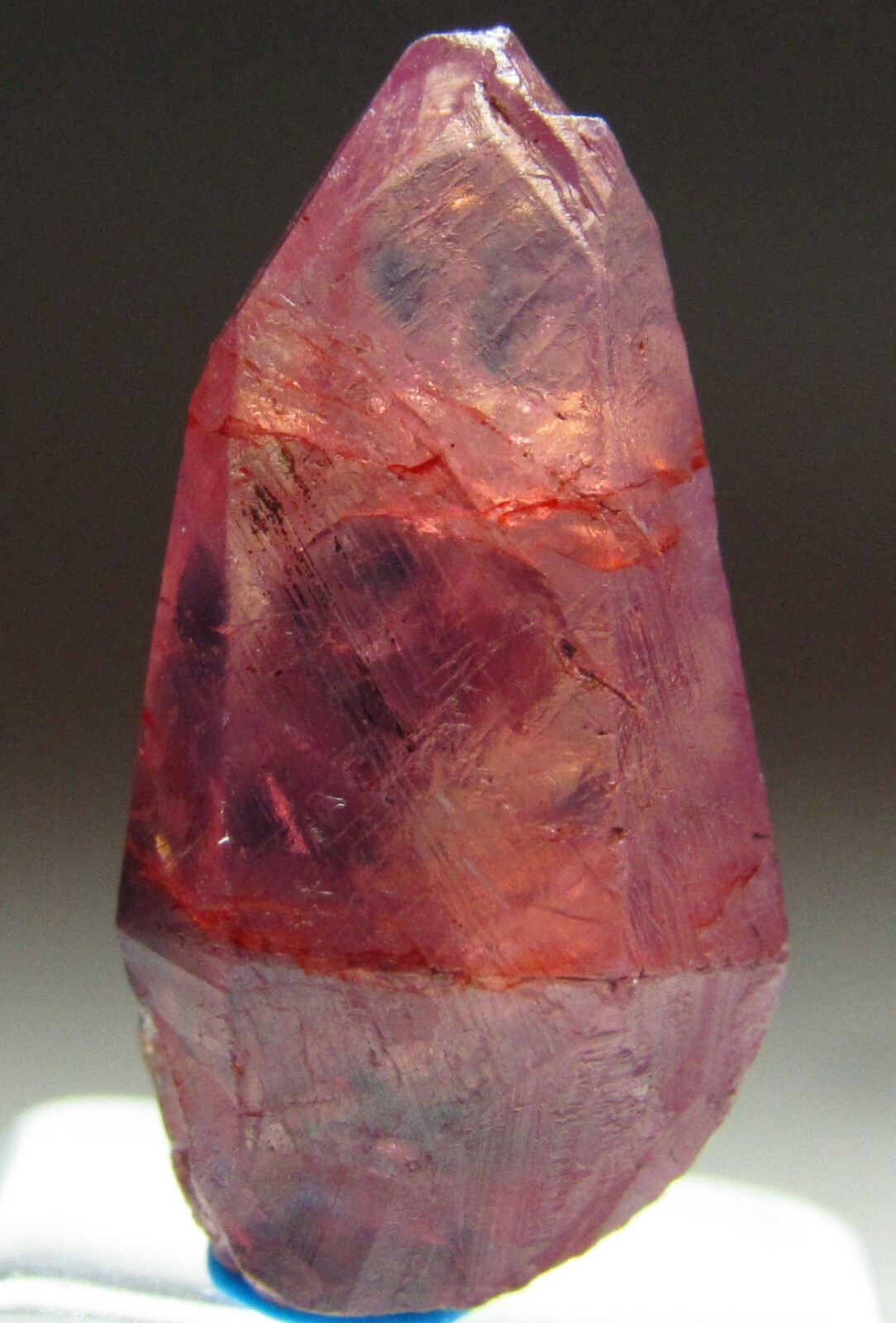 EXTRAVAGANT FINE DOUBLE TERMINATED GEM CLEAR RUBY CRYSTAL!!! WINZA TANZANIA