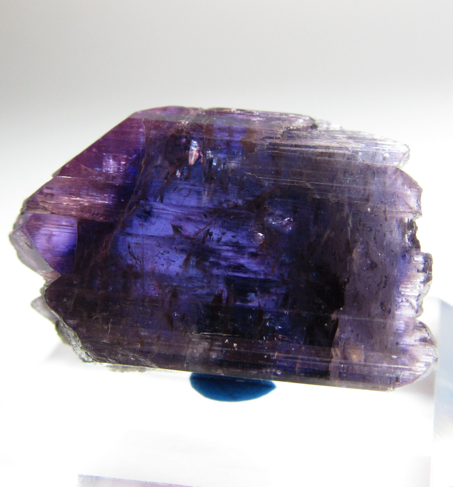 ULTIMATE INTENSE NEON PURPLE UNHEATED GEM TANZANITE DT CRYSTAL!!! TANZANIA