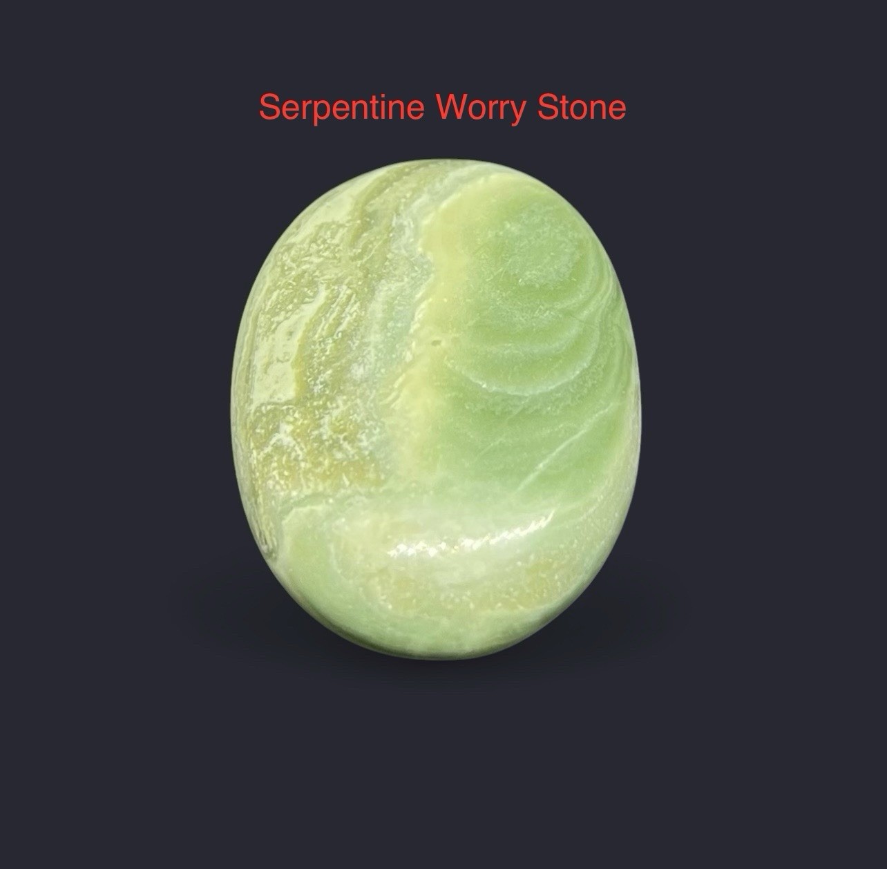 Serpentine Genuine Worry Stone From India 13g Crystal Healing Reiki
