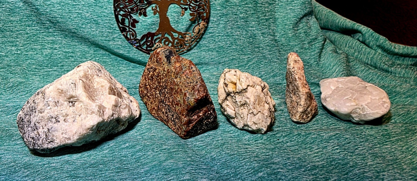 RARE KENTUCKY MINERAL SPECIMEN ROCK CRYSTAL LOT OF 5 CALCITE QUARTZ MICA GARNET