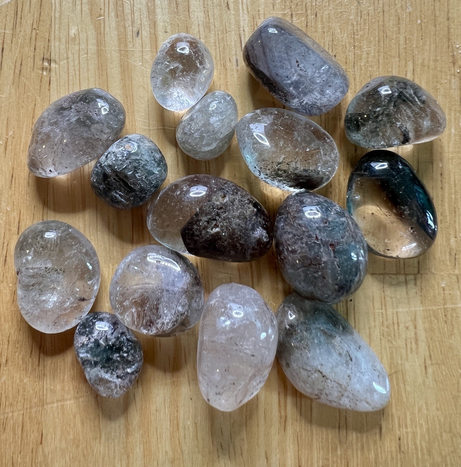 Garden Quartz Tumbled Polished Stones Lot