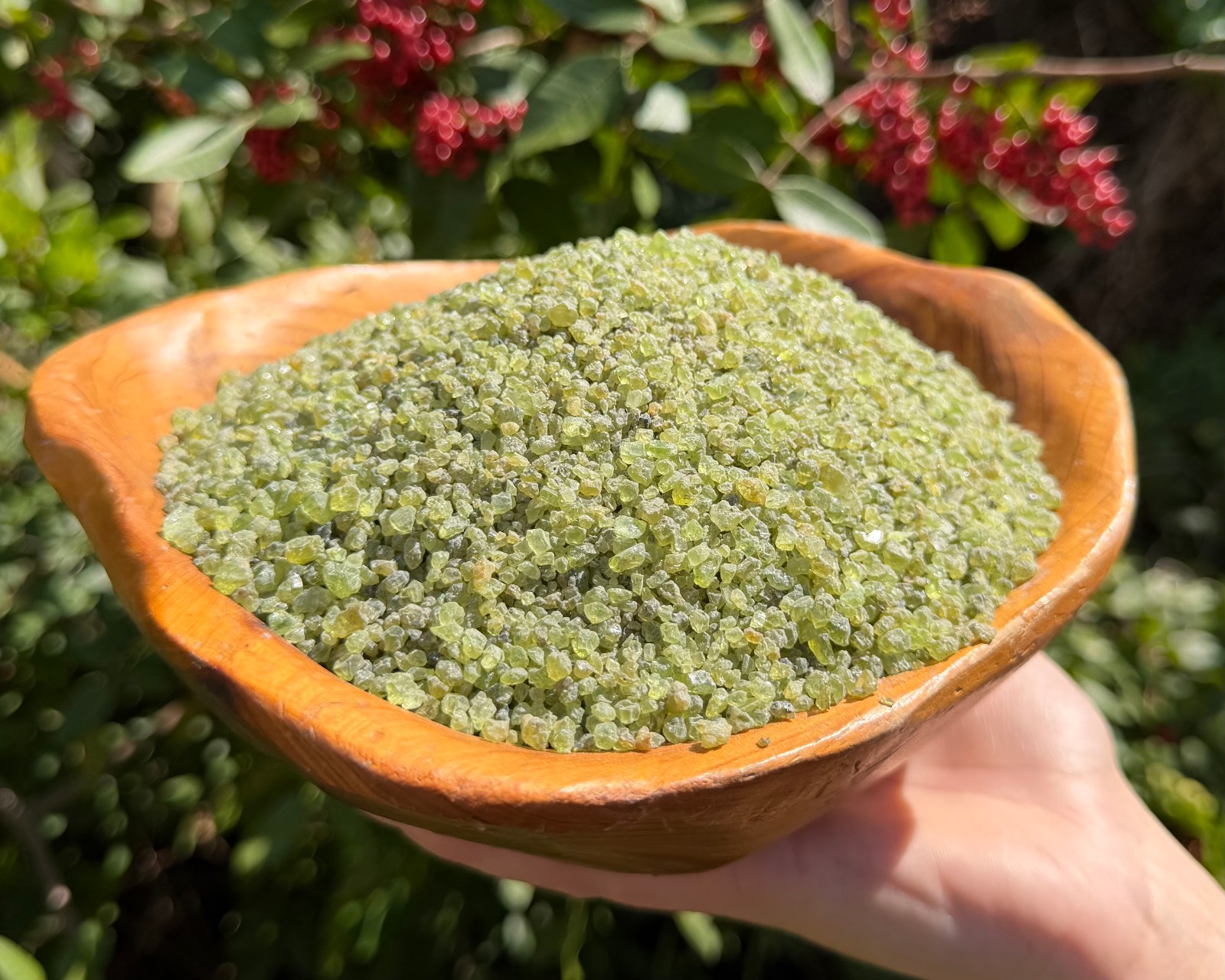 Peridot Semi Rough Gemstone Chips 2-4 mm Wholesale Lots (Natural Peridot Chips)