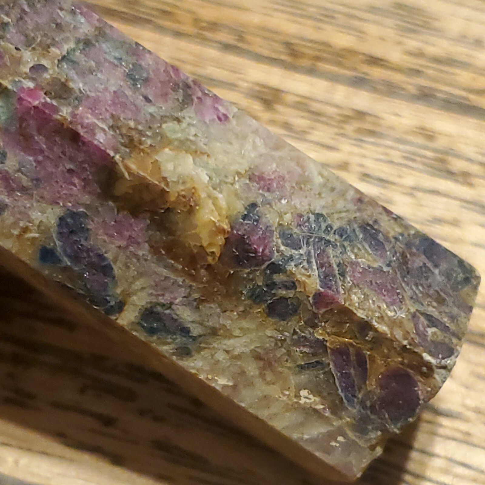 Ruby in Kyanite Crystal Tower Point 3.01in tall, 74g