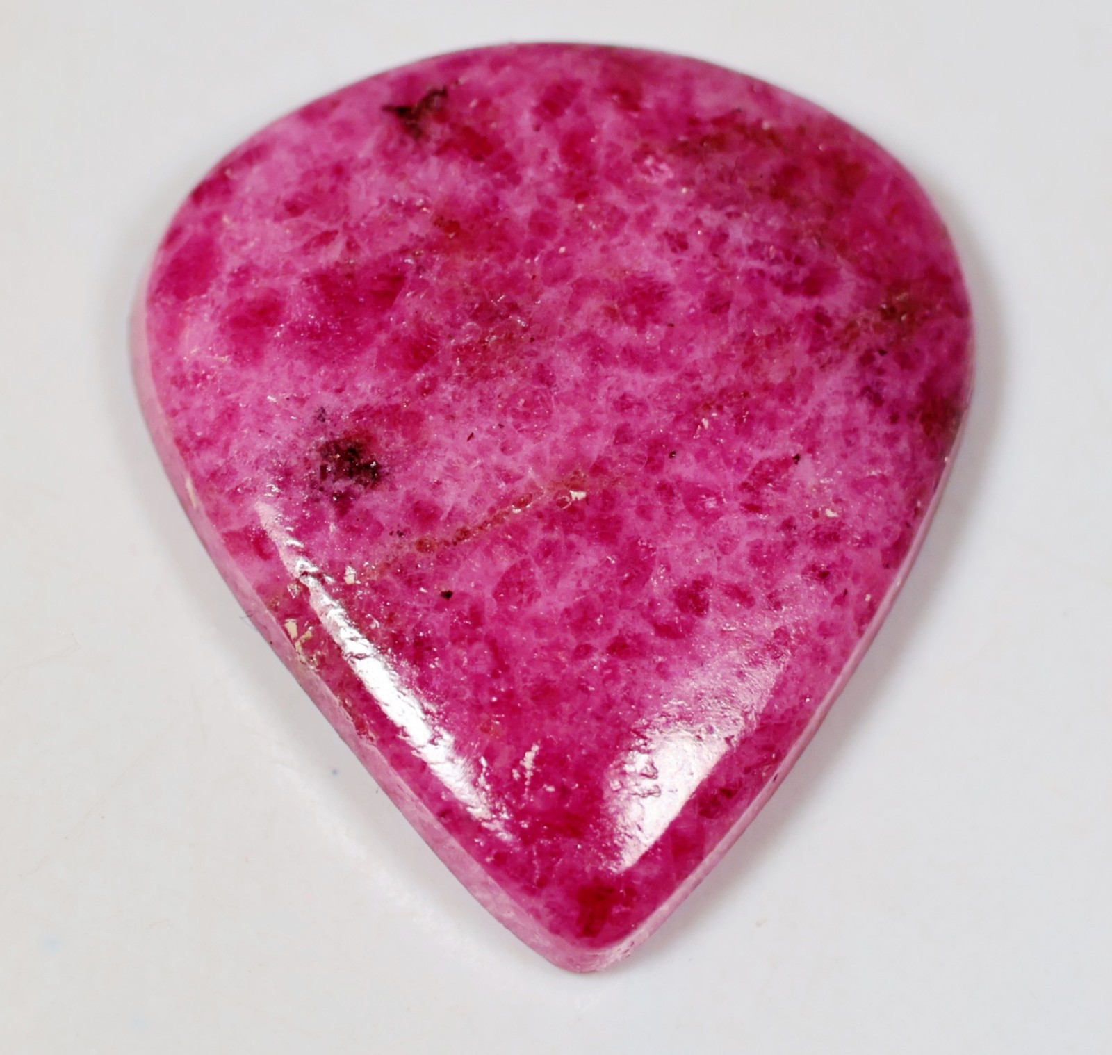 28 Ct 5X21X24 mm Natural Designer Rhodonite Pear Cabochon Gemstone HT-440