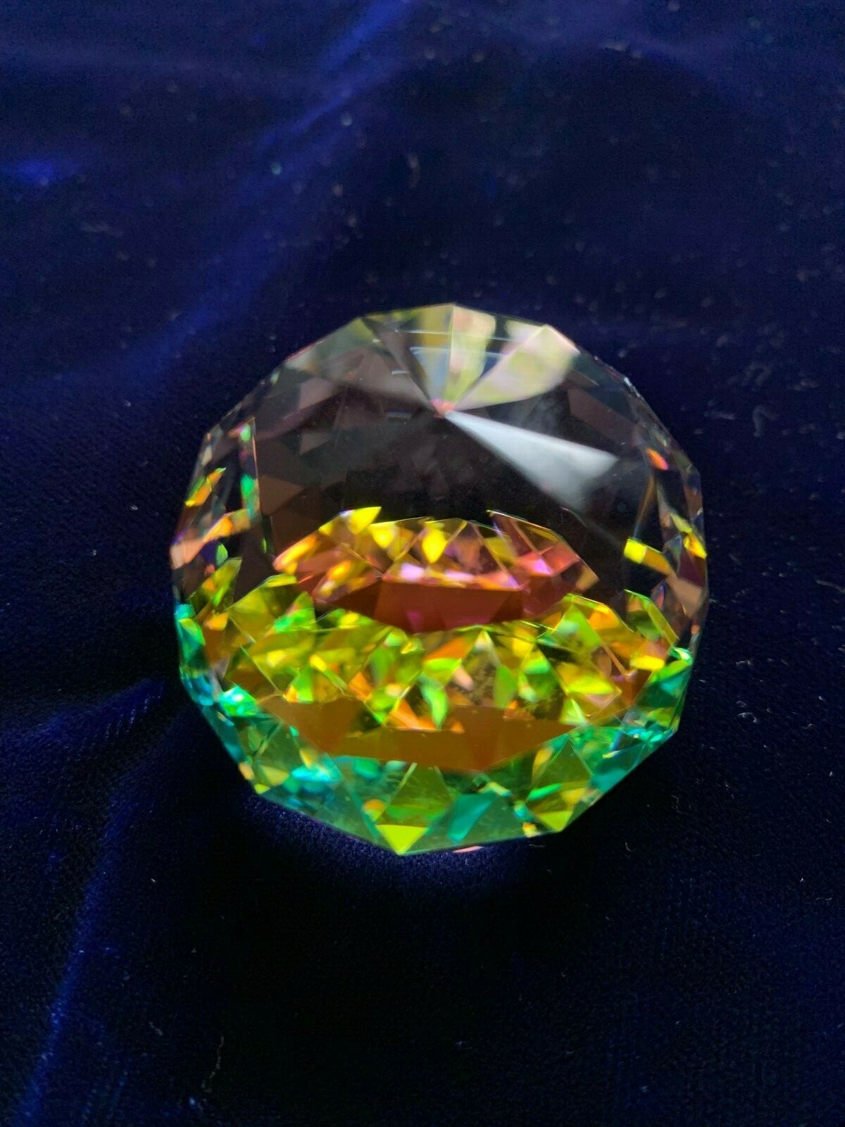 Faceted Crystal Ball/ Paperweight 20 mm Lot of 6 Pieces