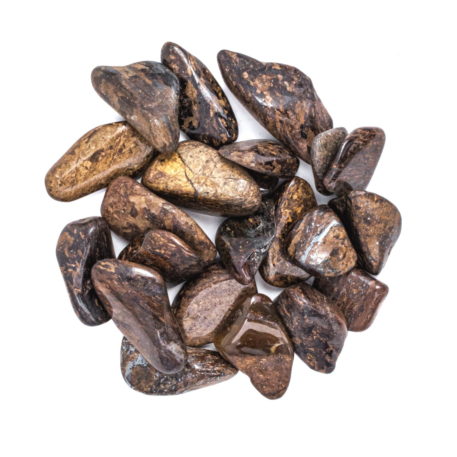 50g Small Tumbled Bronzite Gemstone Crystals Gems for Jewelry Making or Crafting