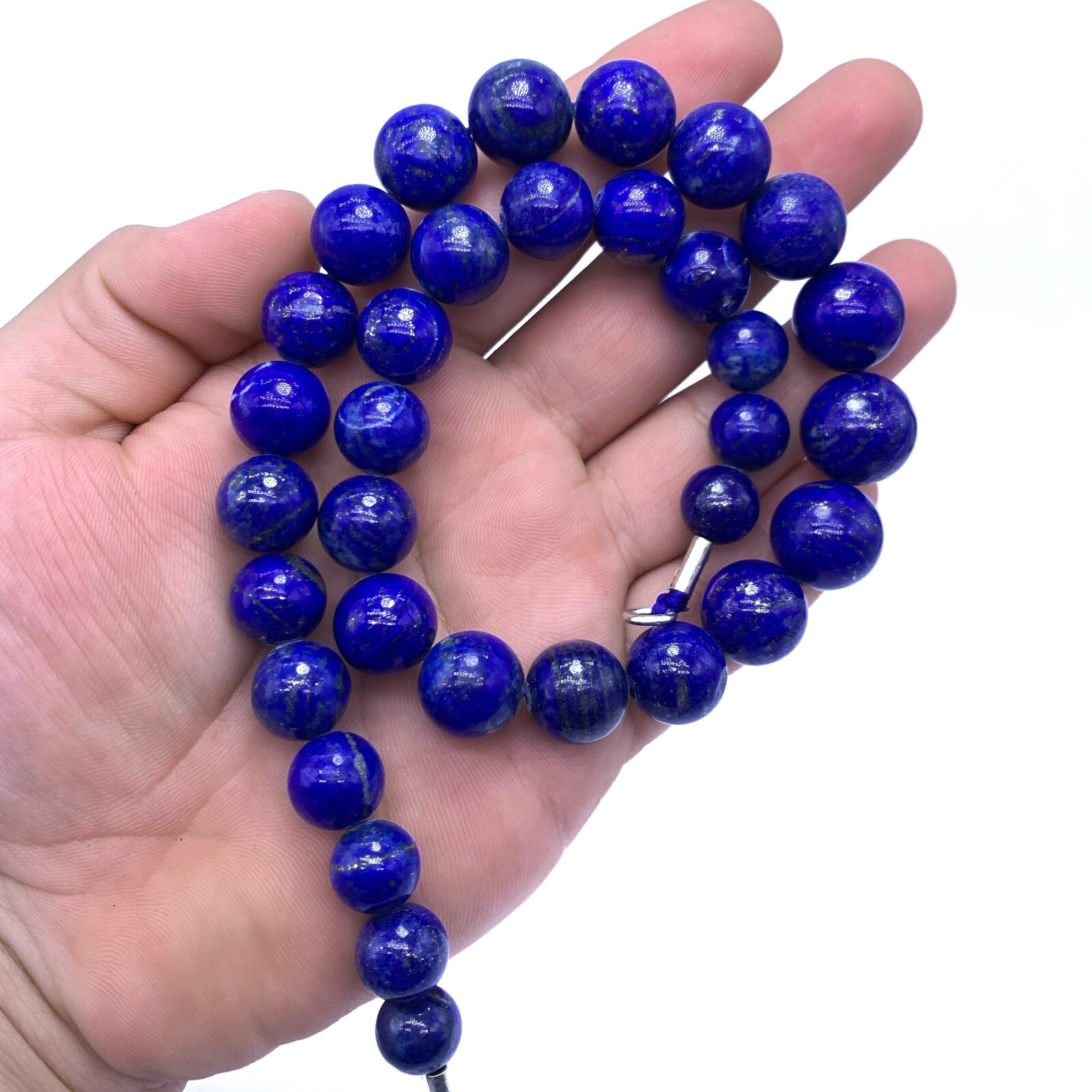 140g Beautiful Lapis Lazuli Beads Strand, Lapis Blue Beads Strand, Lapis Lazuli