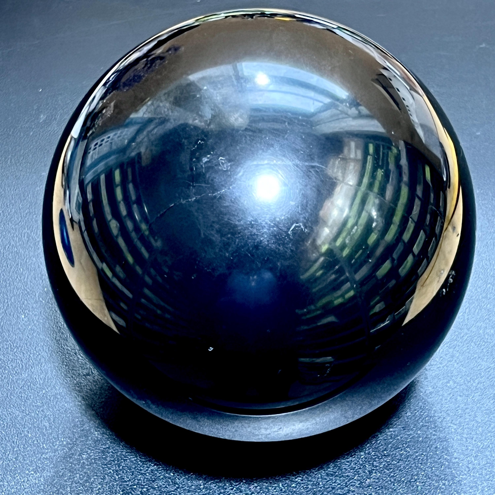 Super Extra Large Karelian Black Shungite Sphere (6 Inch Diameter, 9 LBs)