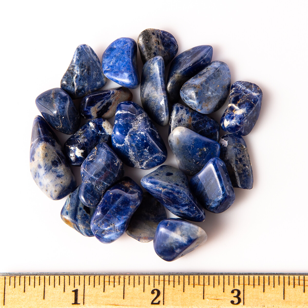 50g Tumbled Sodalite Quartz Gemstone Crystals 15-30 Stones Gem Rock Specimens