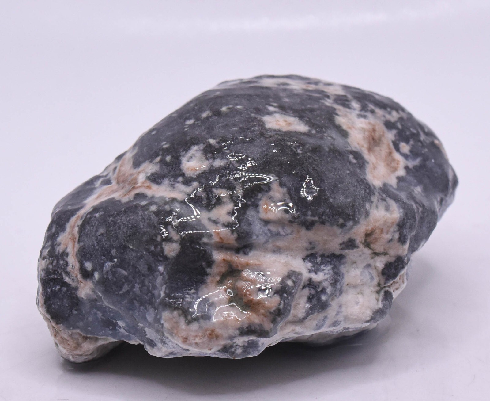 170g 2.8″ Silverish Angelite Rough Natural Crystal Mineral Raw Specimen – Peru