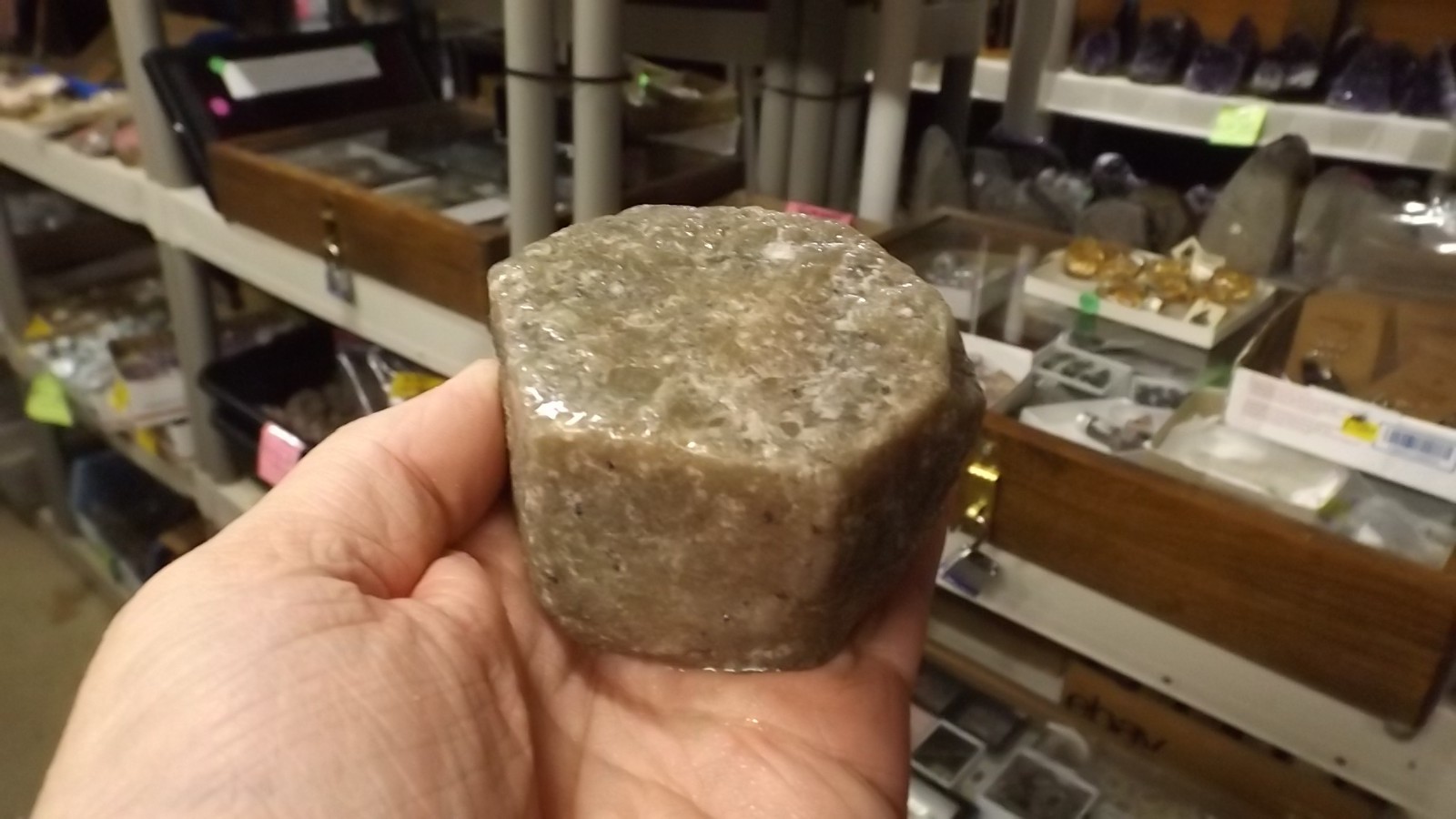 1 POUND : White Hexagonal Large Sapphire Rough Corundum Crystal