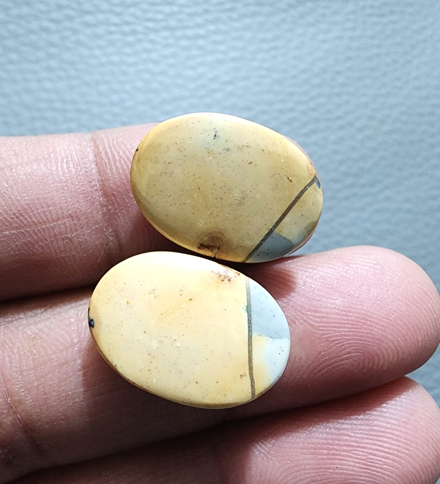 Rare Picture Jasper Pair 27.10Ct Polished Cabochon Gemstones Jewelry Making