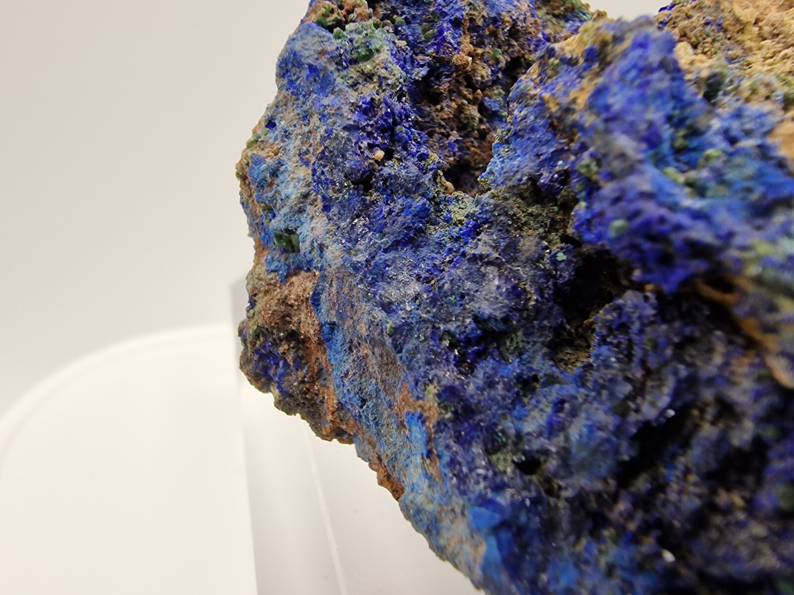 Azurite and Malachite From Lavrion , Greece