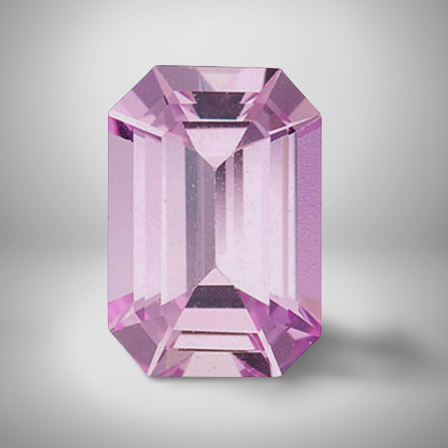 Pink Sapphire Emerald Cut Gemstone 0.60 Cts – 6×4 mm VVS Loose Gem