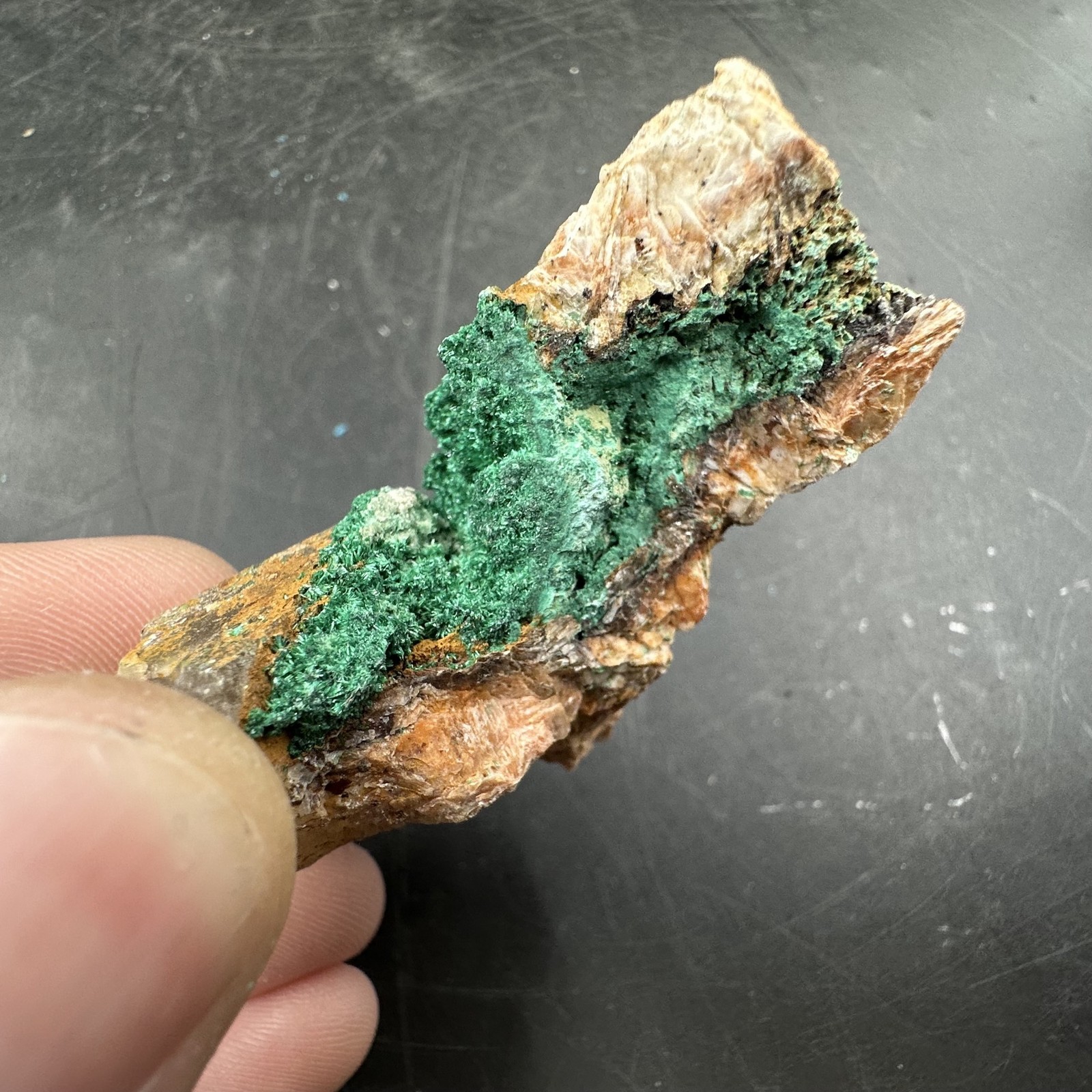 Natural Malachite Mineral from Congo Genuine Green Copper Carbonate Crystal
