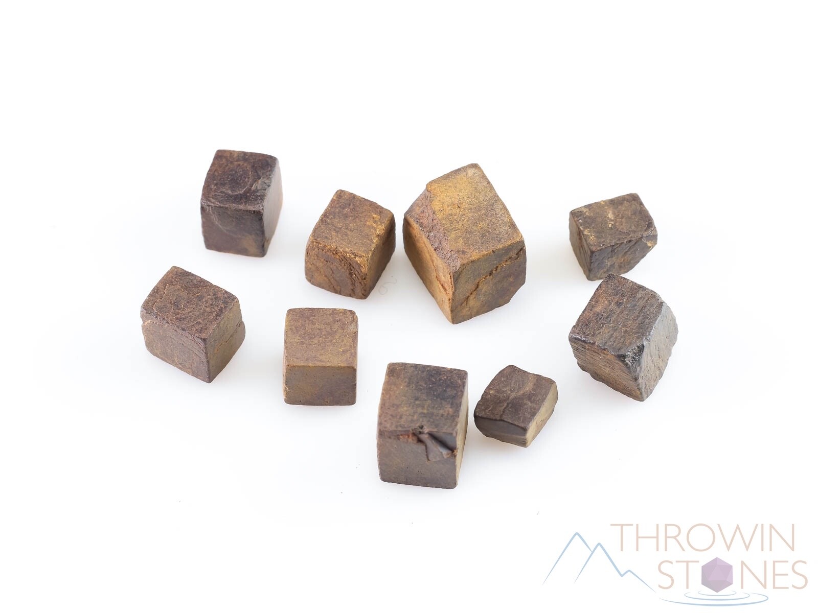 LIMONITE after PYRITE Raw Crystal Cubes, Sacred Geometry, Healing Crystals E0699