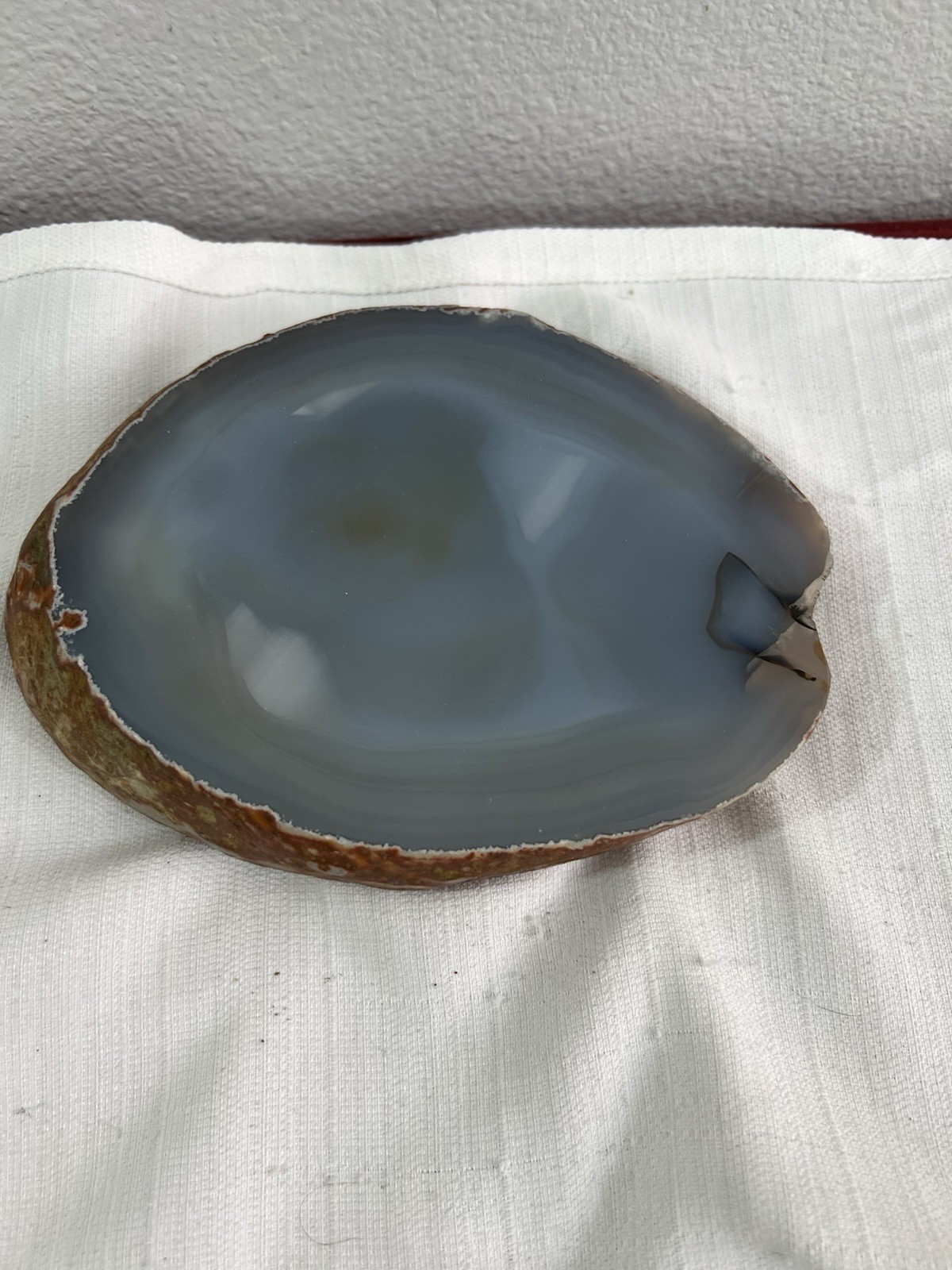 Beautiful Agate Geode Druzy Slice Large Gemstone