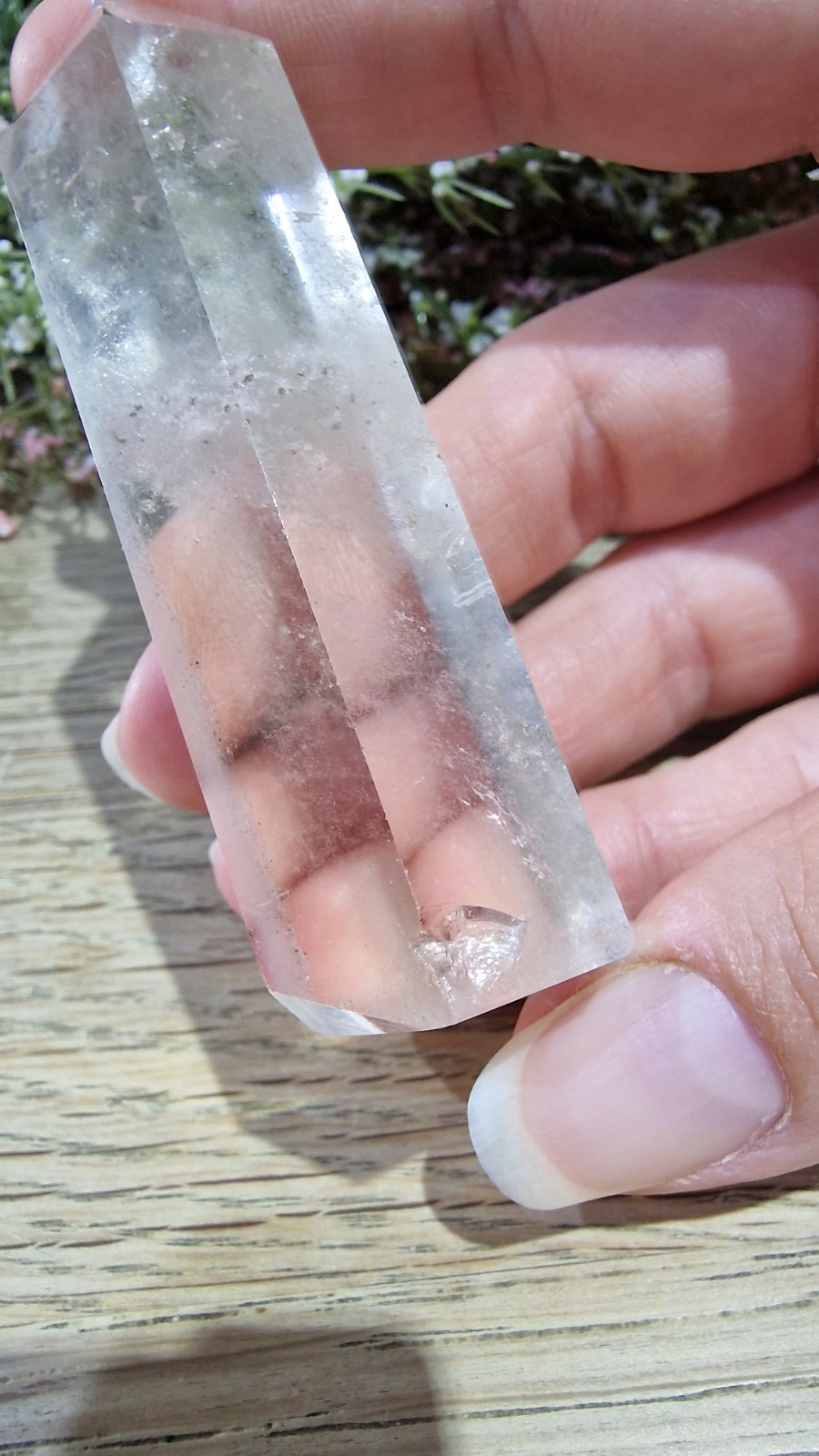 Clear Quartz Crystal Tower Point 7.6cm 75g IMPERFECT Healing Crystal