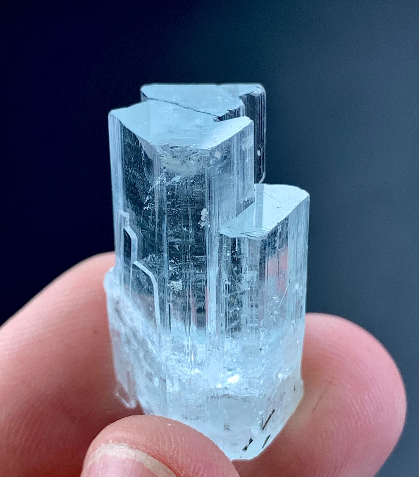 49 Carat Aquamarine Crystal Specimen From Skardu Pakistan
