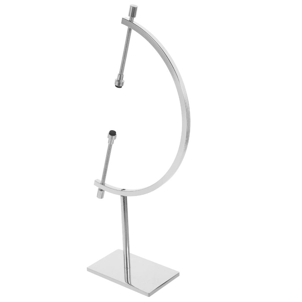 Ball Stand Caliper Display Adjustable Sphere Holder Crystal Bracket Shelf Decor